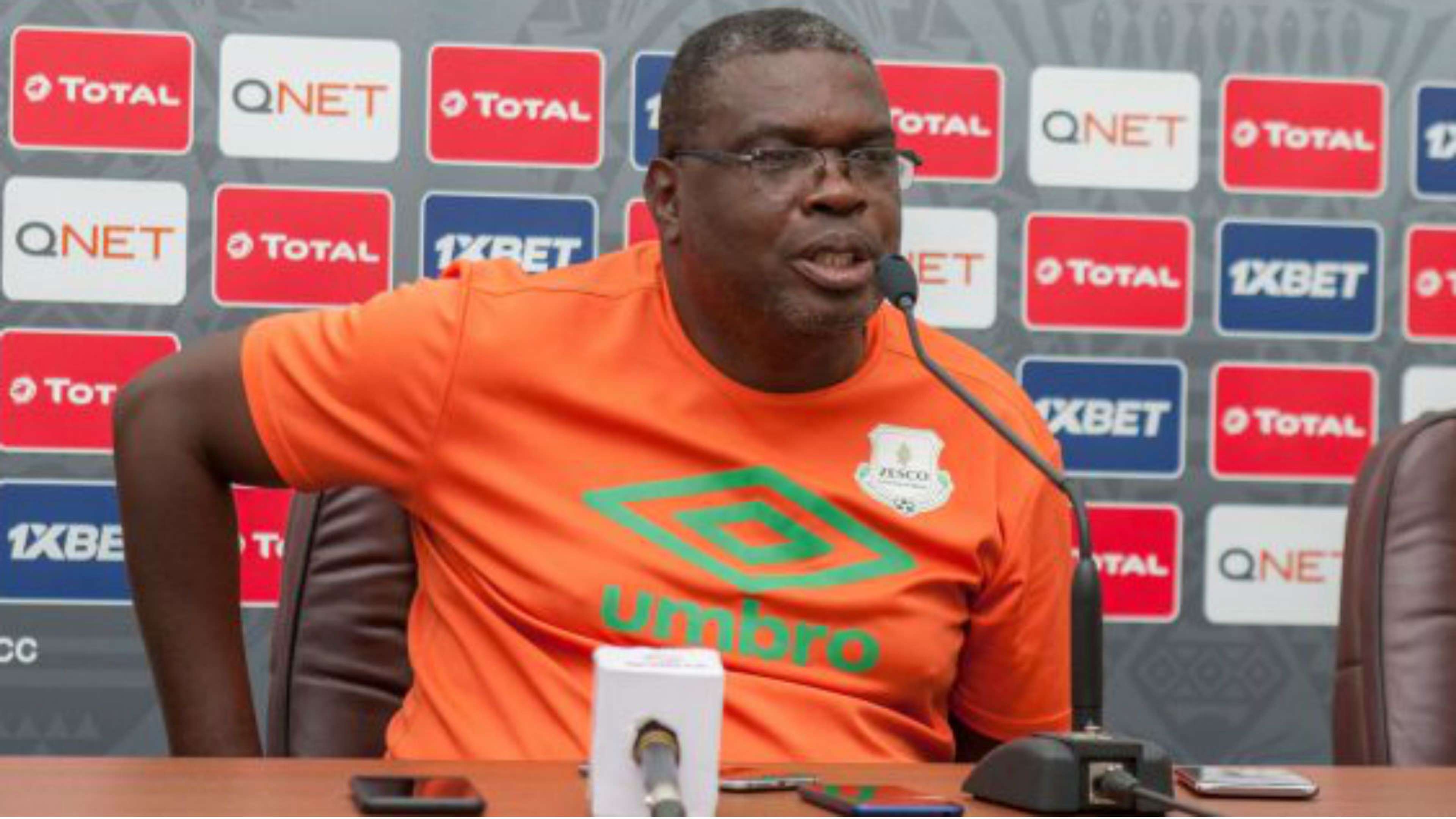 ZESCO United Football Club management and club head coach George Lwandamina.