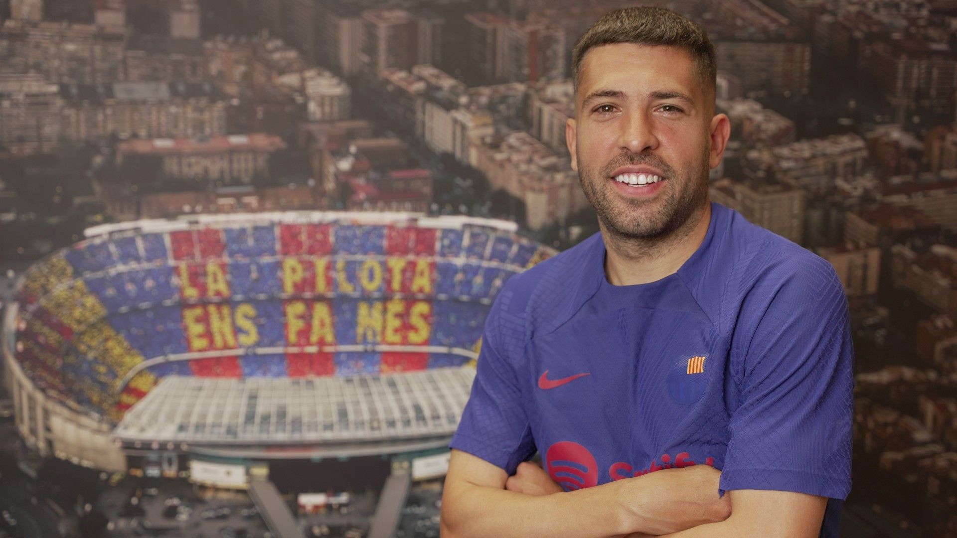 Jordi Alba GOAL Interview 22-23