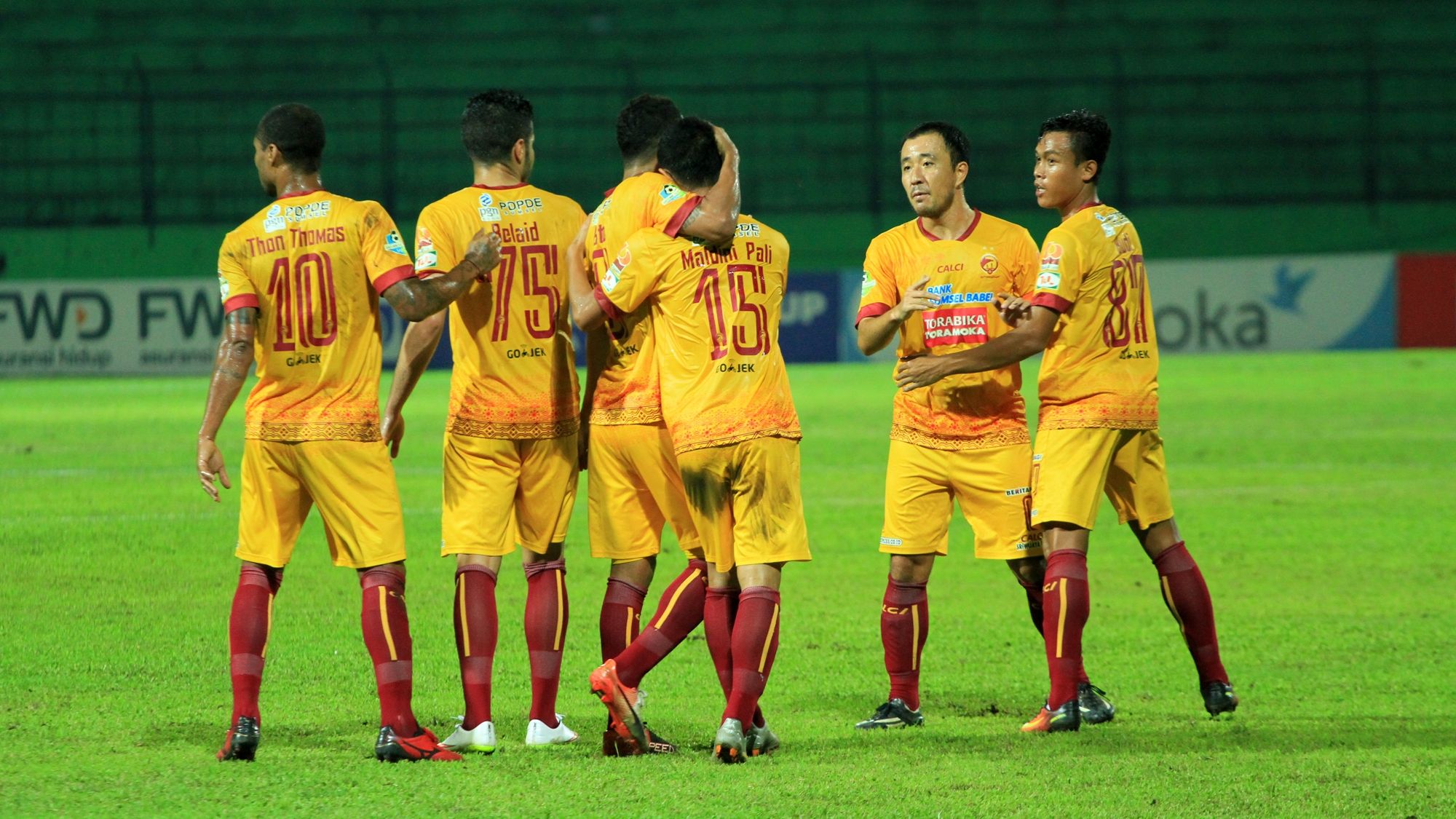 Selebrasi Sriwijaya FC