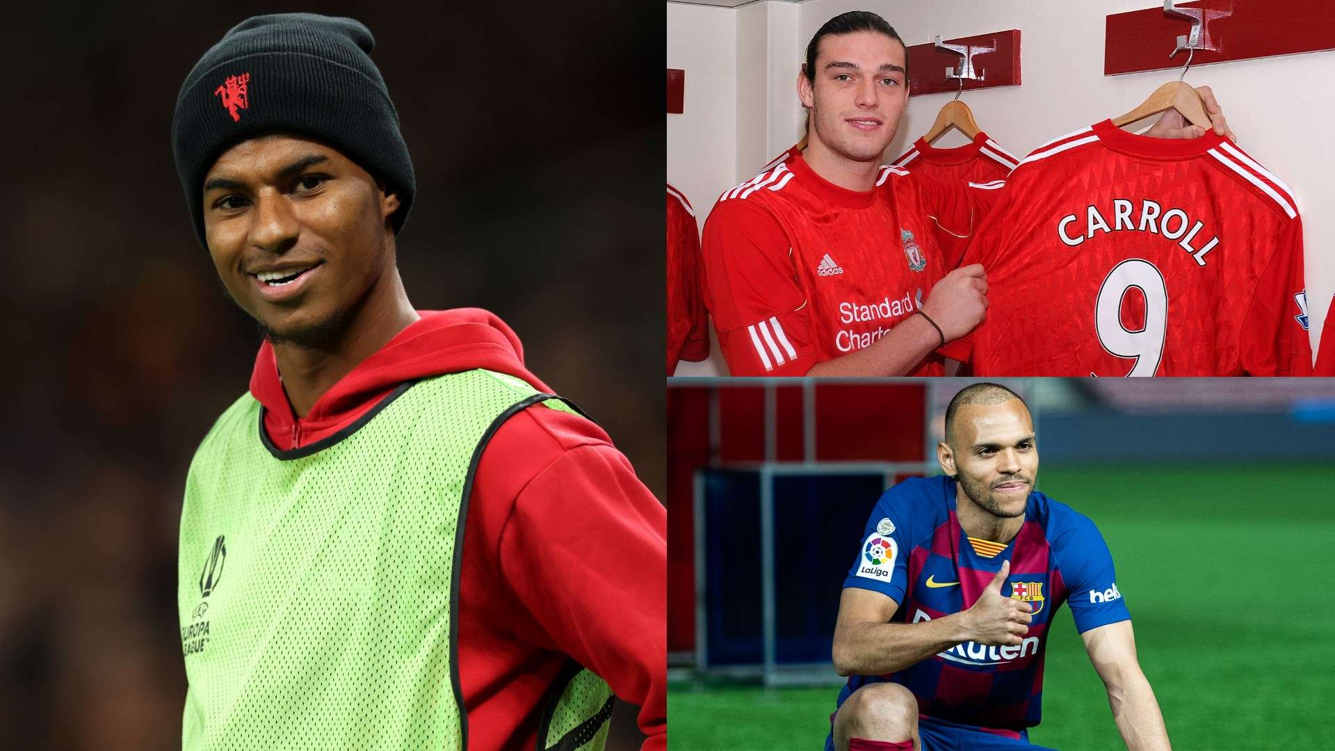 Rashford%20Underserved%20Transfers%20GFX Marcus Rashford to Barcelona, Andy Carroll to Liverpool & the top 10 most 'underserved' transfers in football history