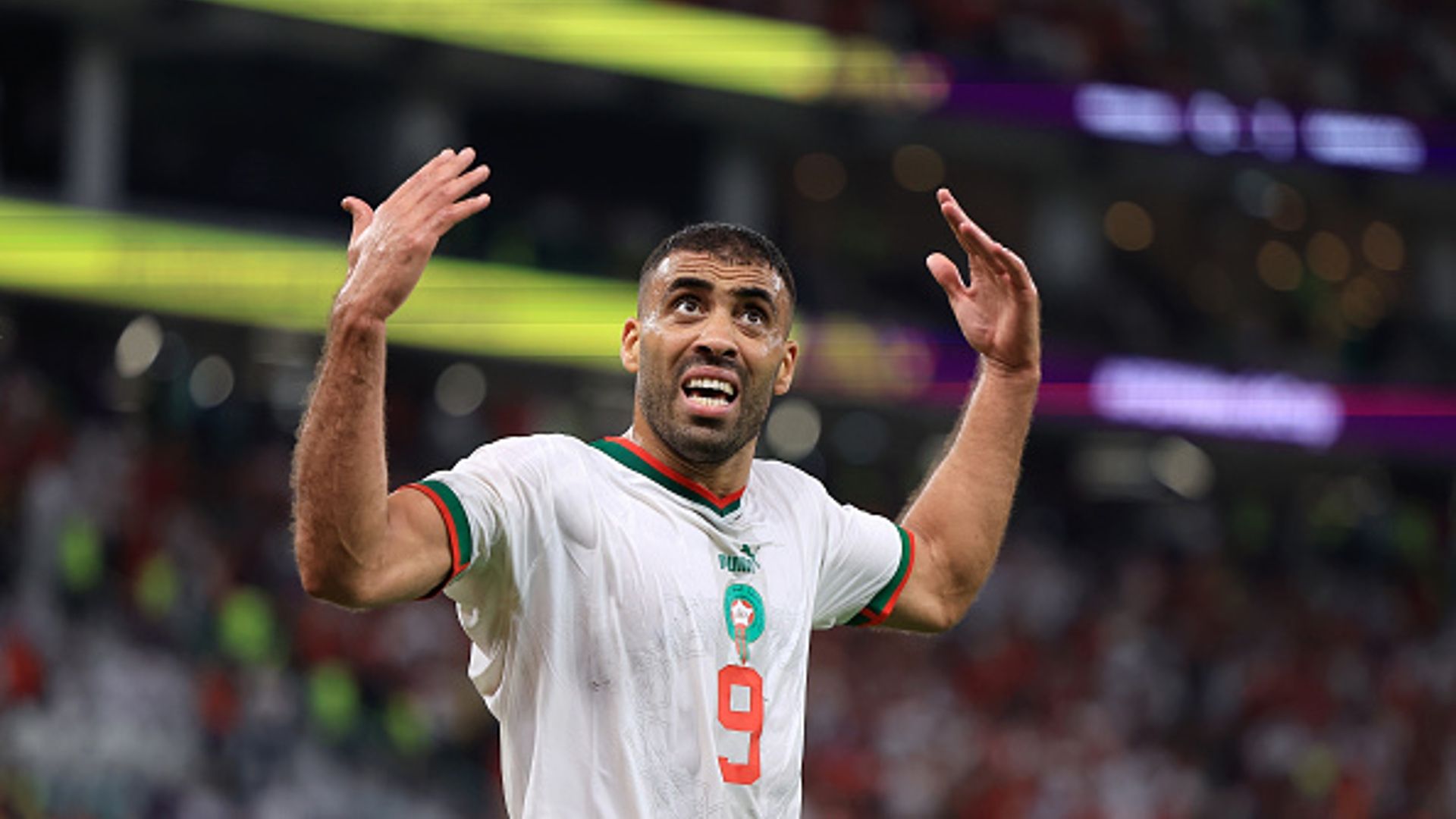 Abderrazak Hamdallah - morocco - world cup 2022