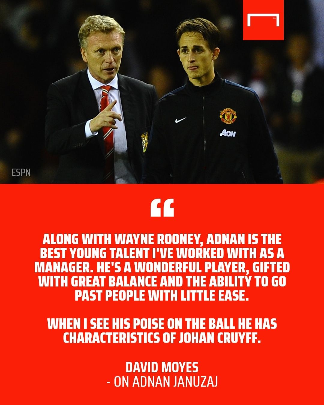 Moyes Januzaj quote GFX