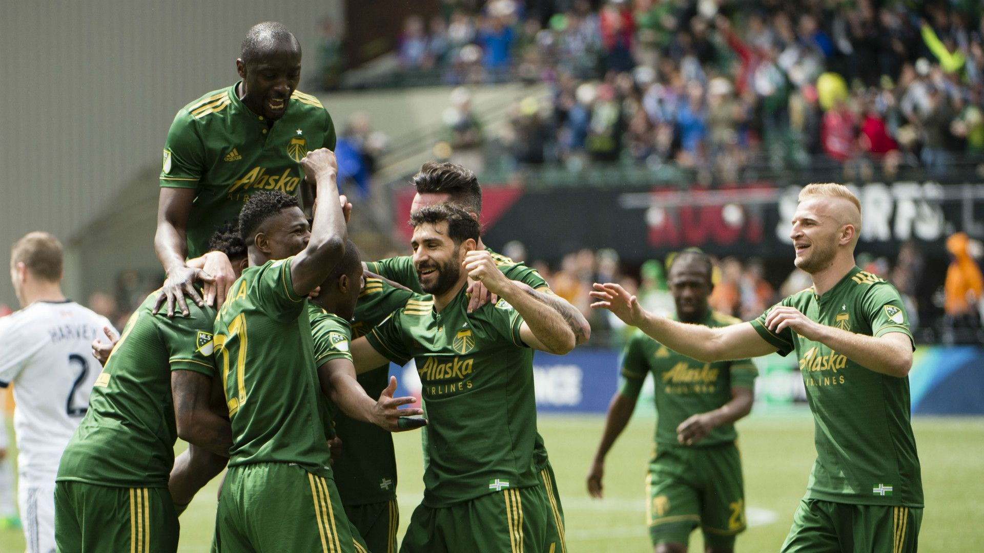 Portland Timbers goal celebration