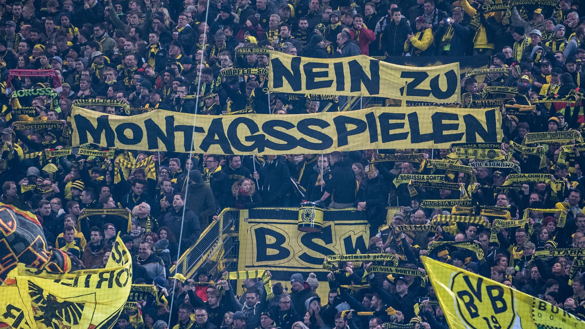 Borussia Dortmund Protest Montagsspiele 26022018