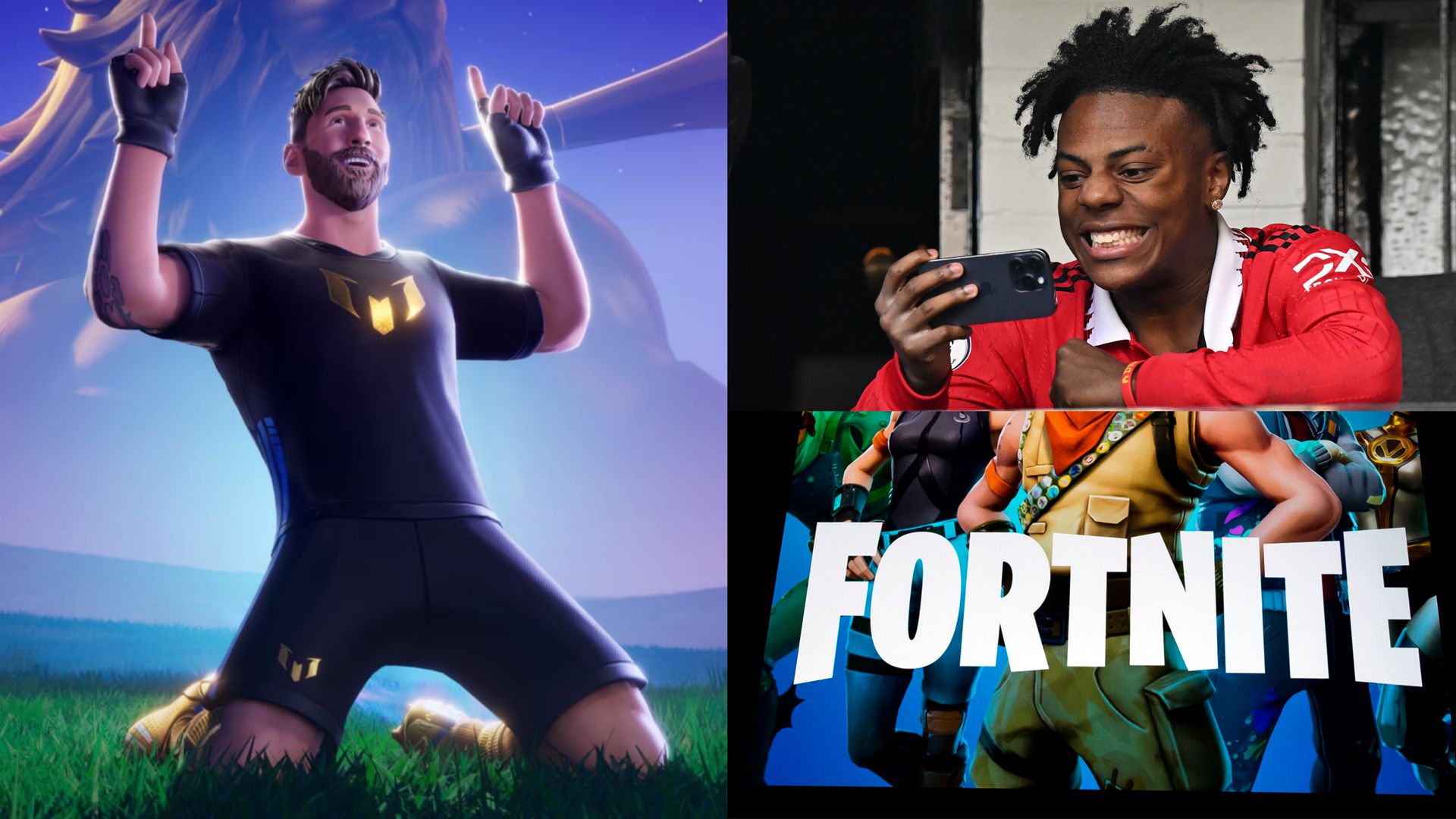 Lionel Messi Fortnite IShowSpeed