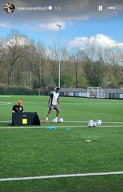 Rashford training 27/3/2025