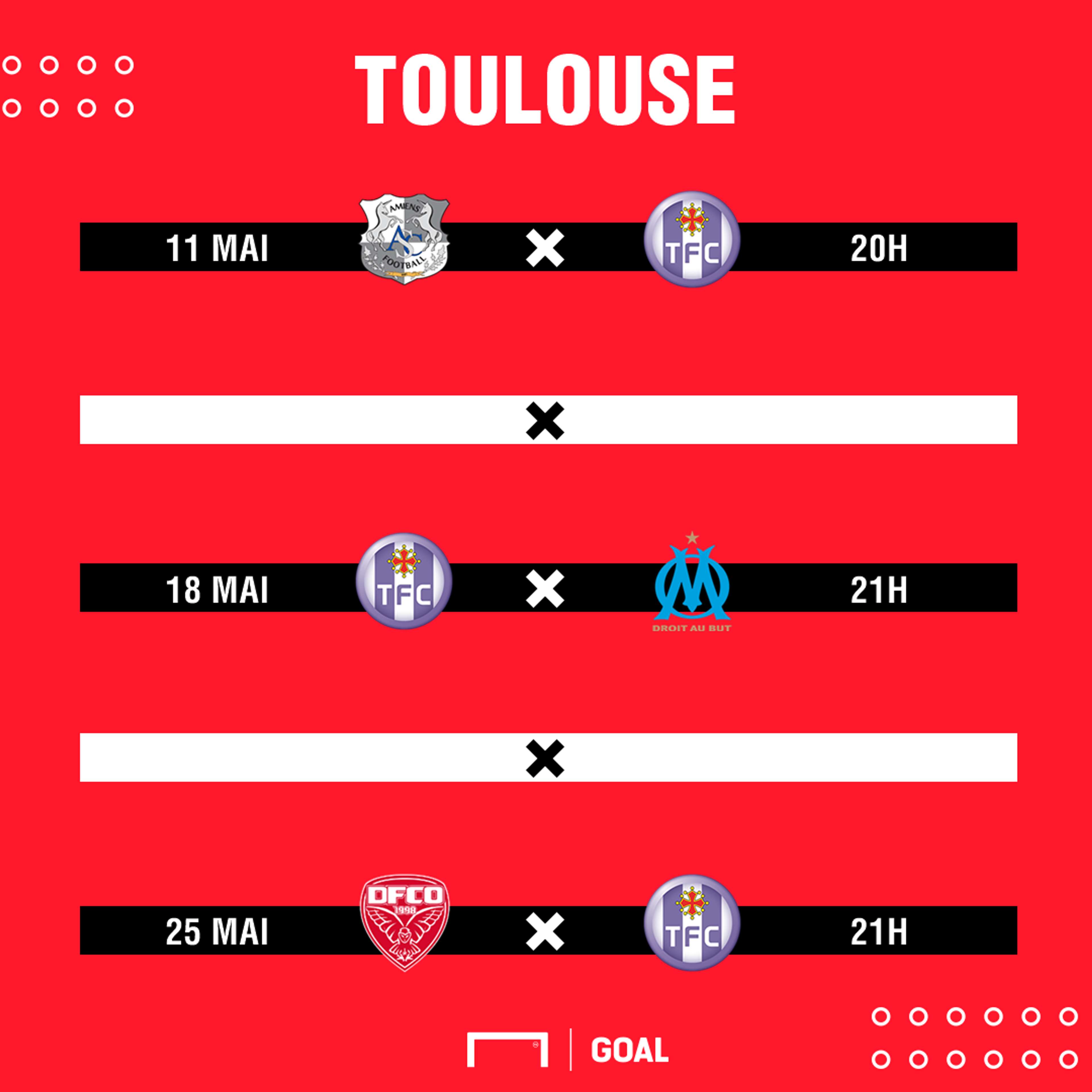 Calendrier Toulouse
