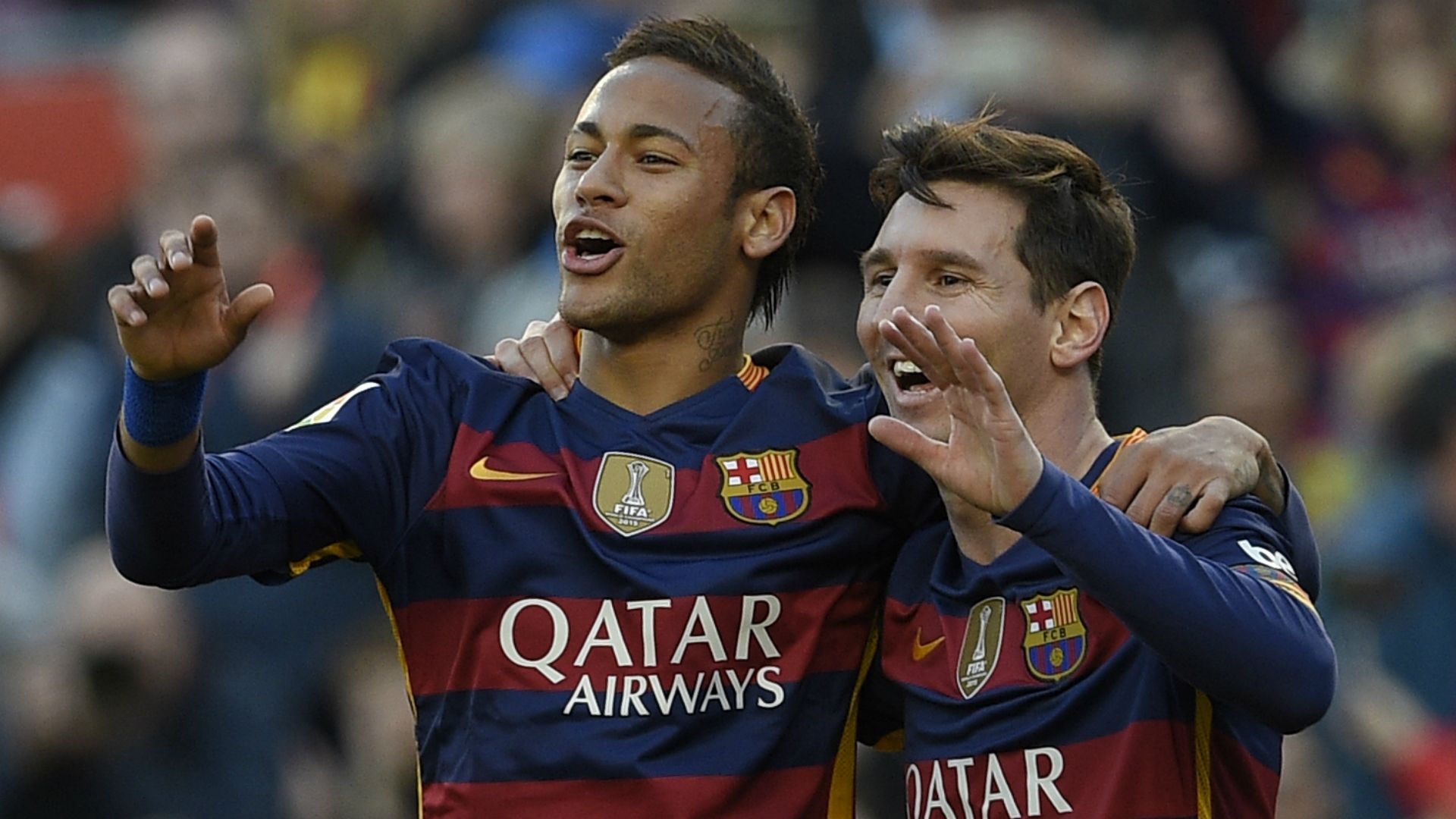 Lionel Messi Neymar Barcelona Granada La Liga 09012016