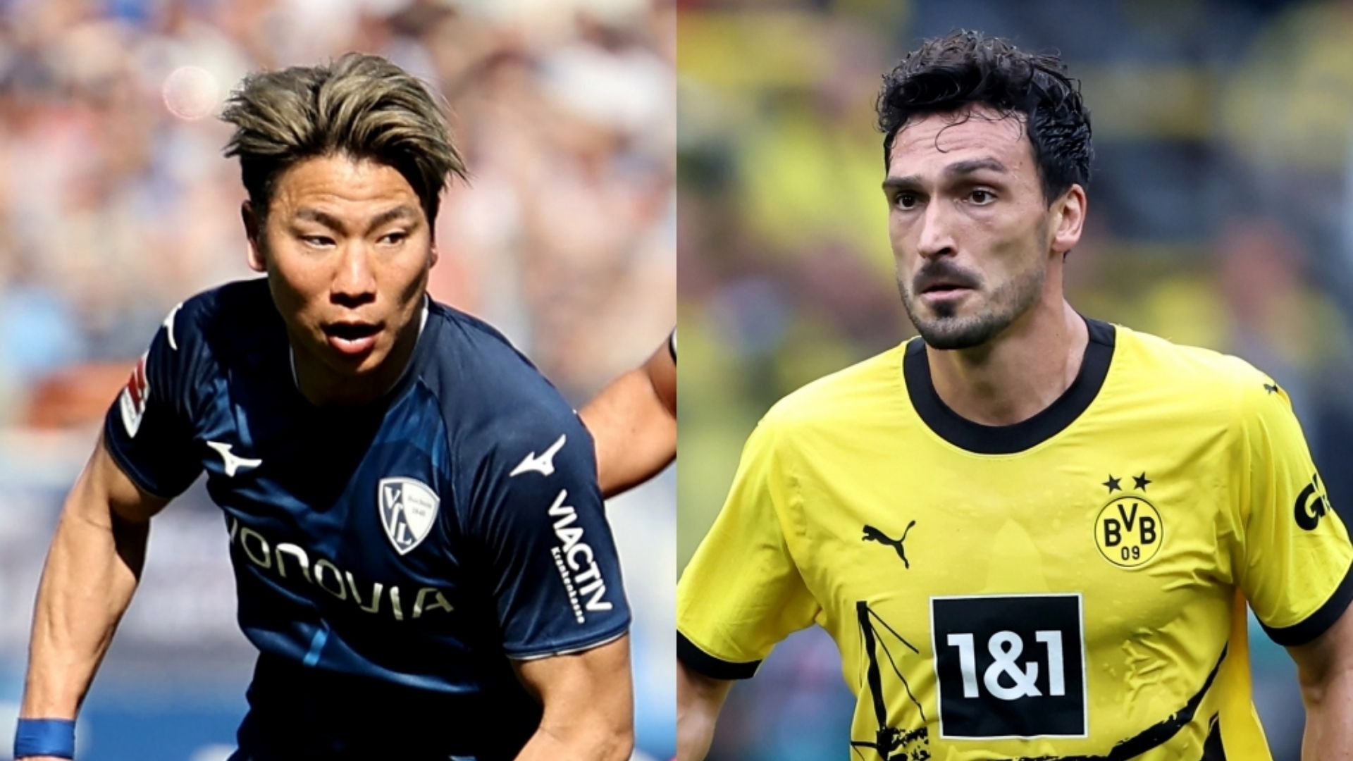 Takuma Asano Bochum Mats Hummels Dortmund