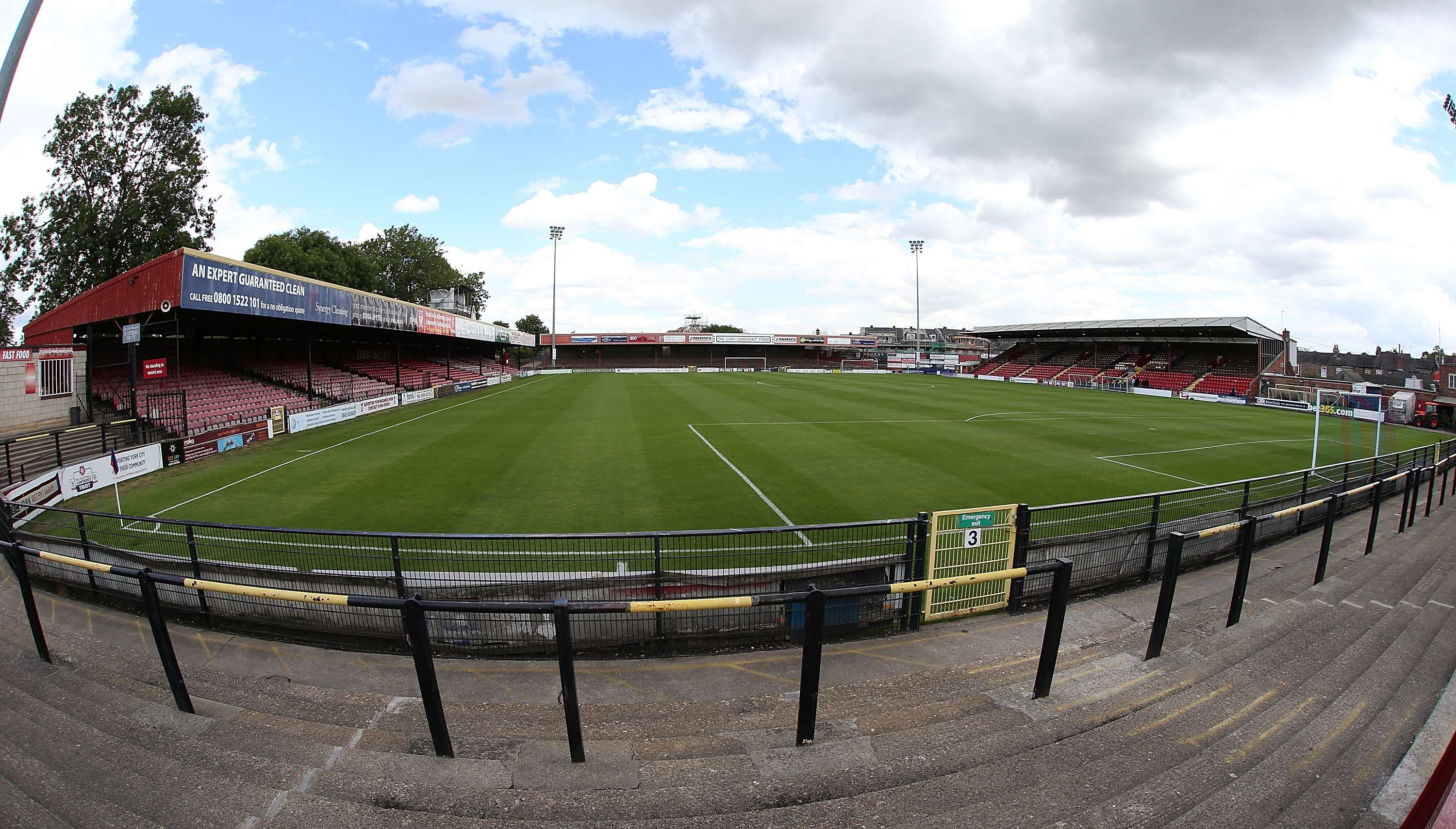Terracing at League Two club York City