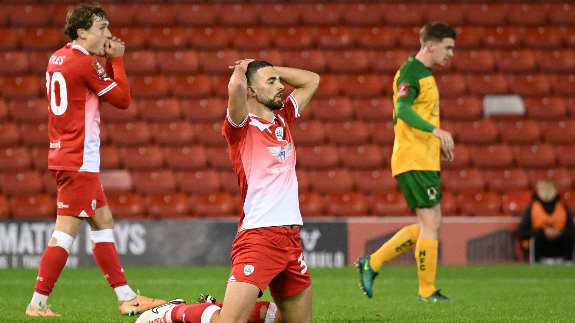 Barnsley dejected 2023-24 FA Cup