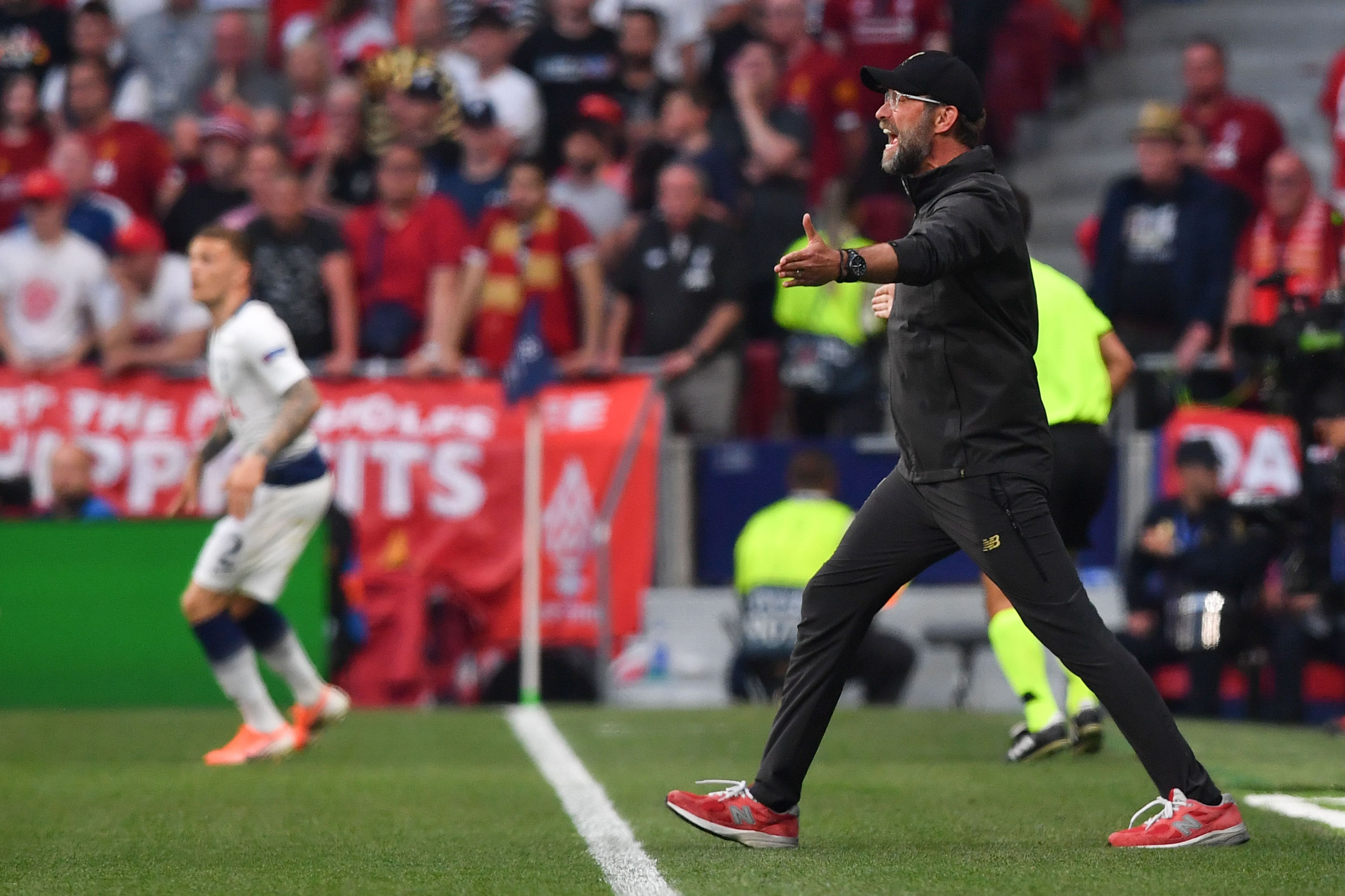 Jurgen Klopp Tottenham 0-2 Liverpool Champions League Final 2018/2019