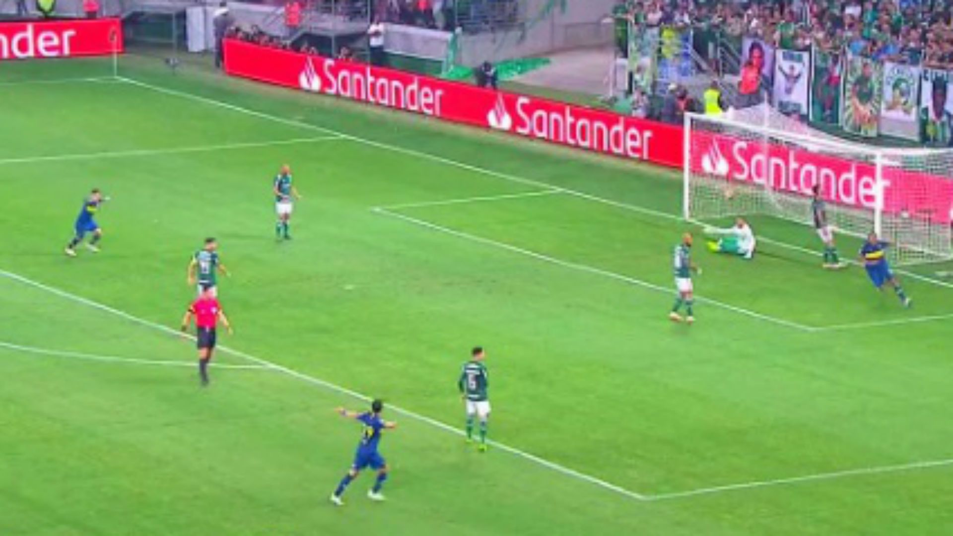 CAPTURA Gol Boca Wanchope Abila Palmeiras Boca Copa Libertadores 31102018
