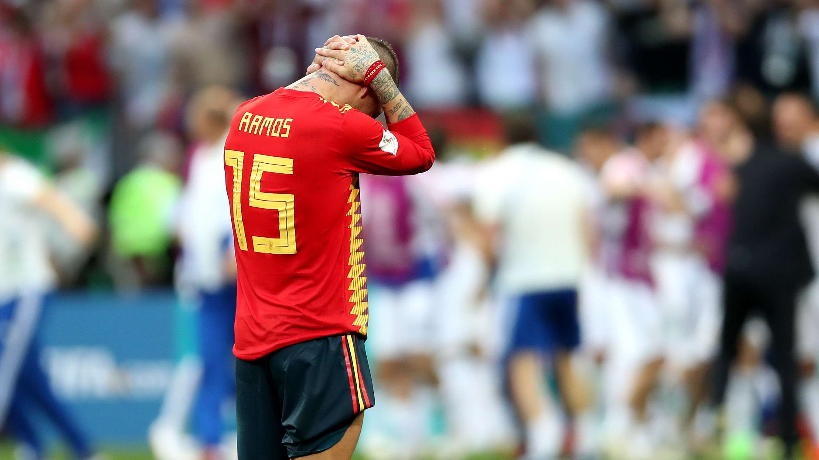 Sergio Ramos Spain Russia World Cup 2018