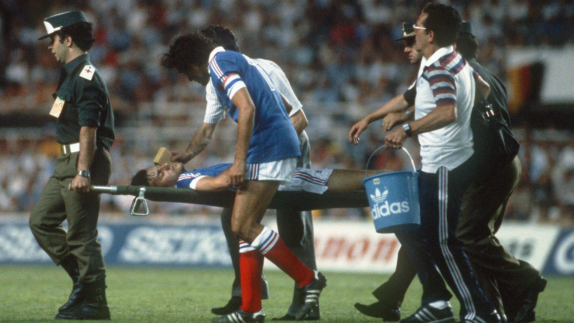 Patrick Battiston West Germany France World Cup 1982