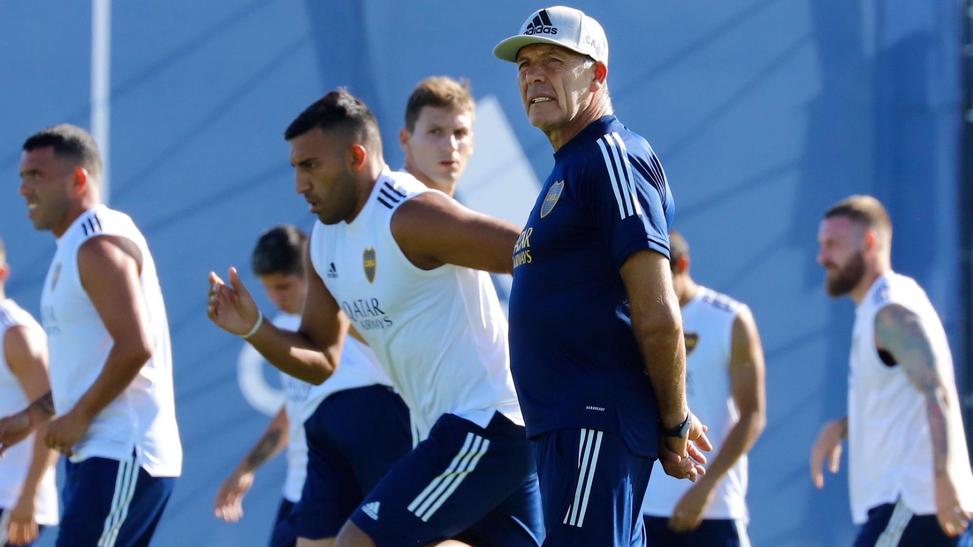 Miguel Angel Russo Pretemporada Boca Centro Entrenamiento Ezeiza 2020