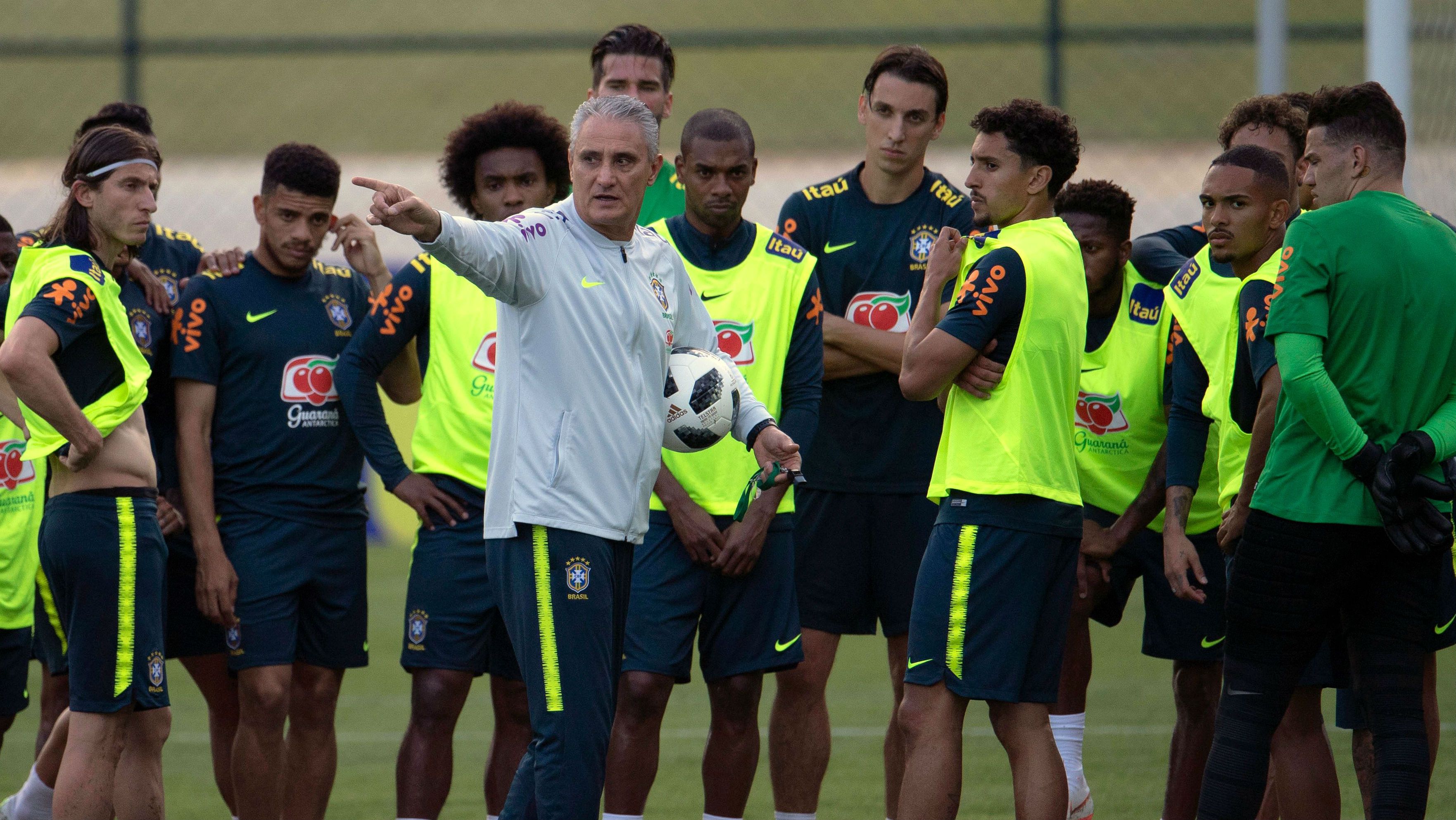 Tite treino Seleção Brasileira 24 05 2018