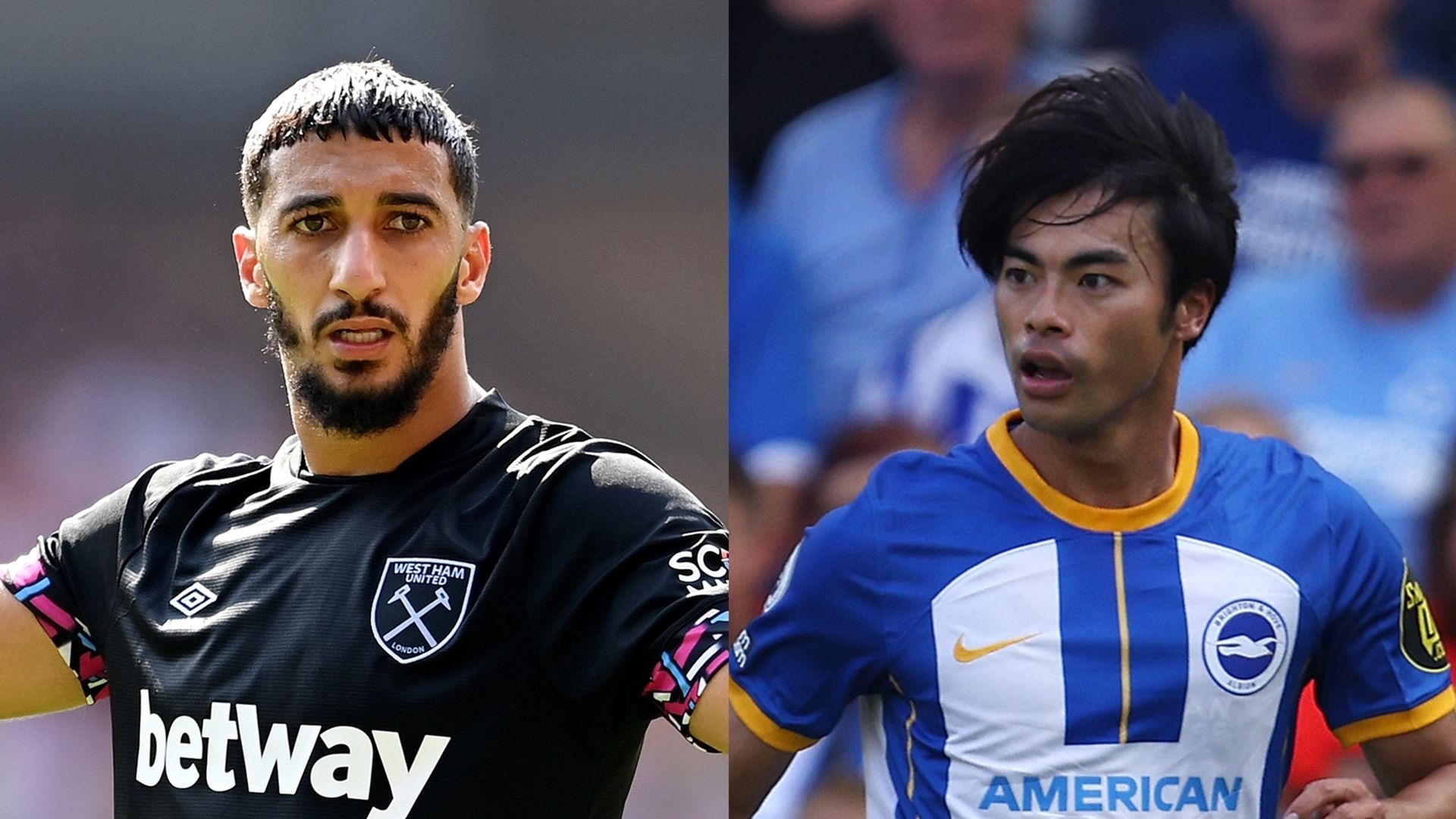 Said Benrahma_West Ham vs Kaoru Mitoma_Brighton