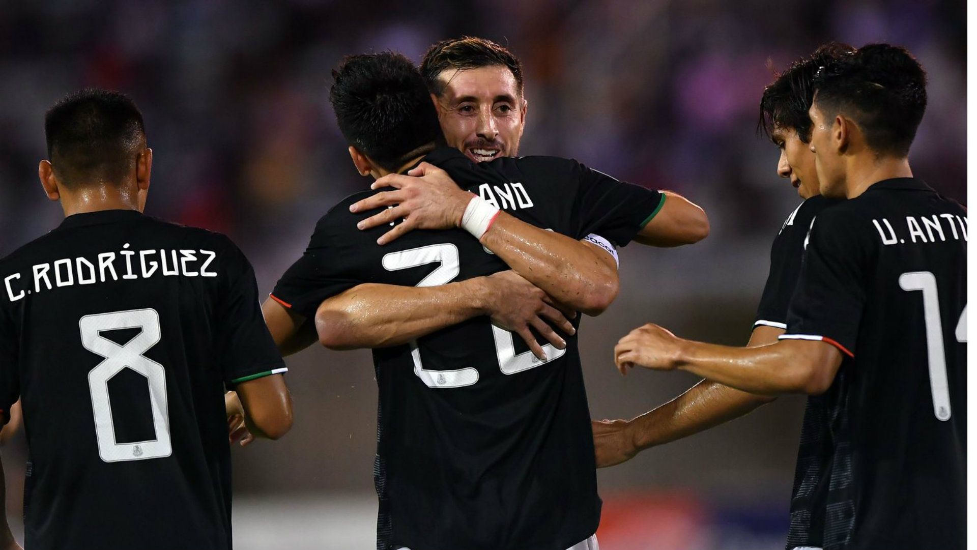 Héctor Herrera Carlos Rodríguez México vs Bermudas