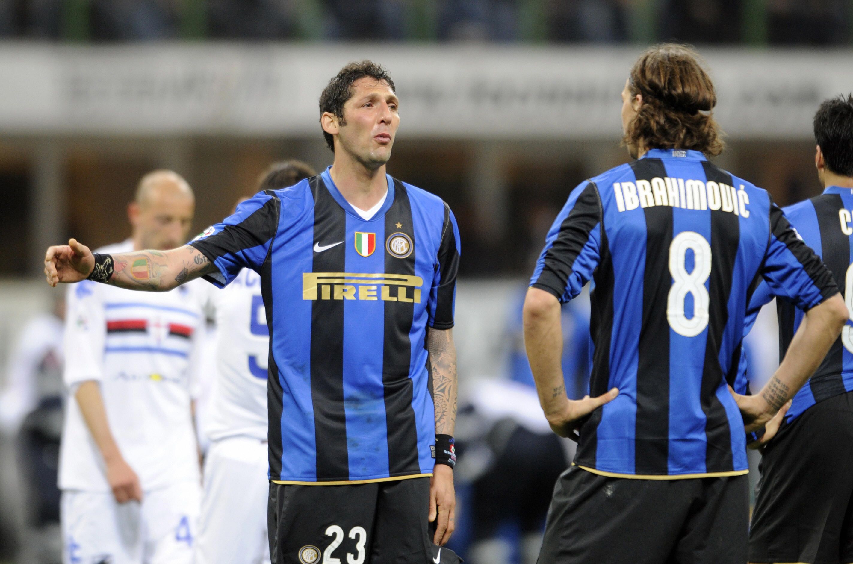 Macro Materazzi, Zlatan Ibrahimovic - Inter - 2009