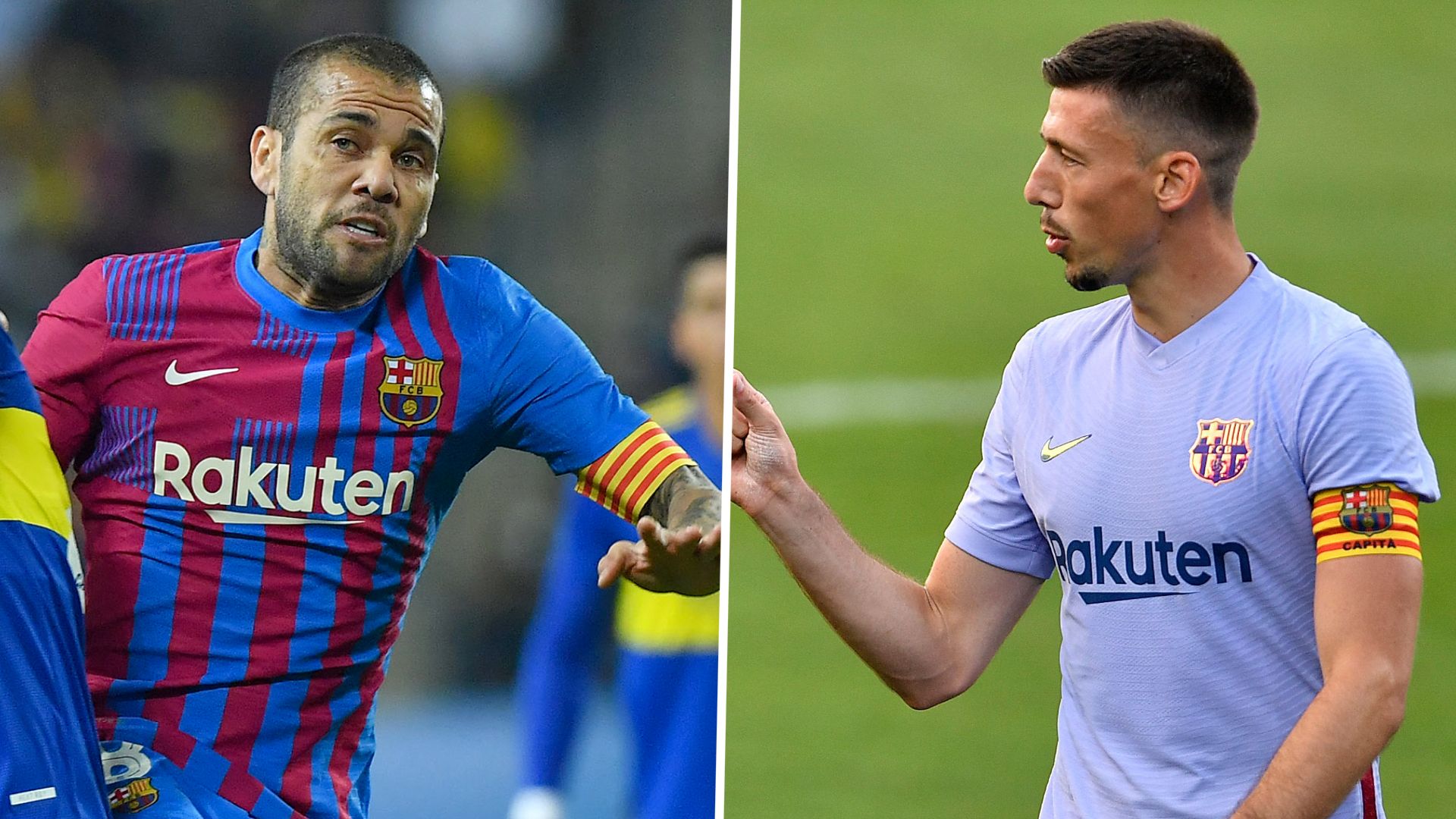 Dani Alves Clement Lenglet Barcelona