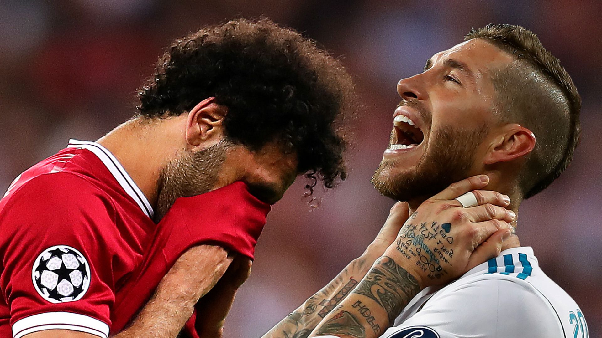 Mohamed Salah Sergio Ramos composite