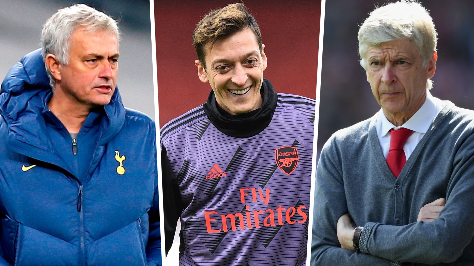 Jose Mourinho Mesut Ozil Arsene Wenger GFX