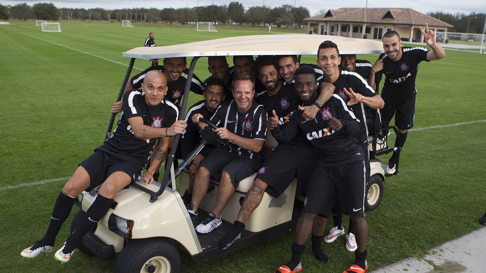 Rubens Barrichello Corinthians players Football Formula One