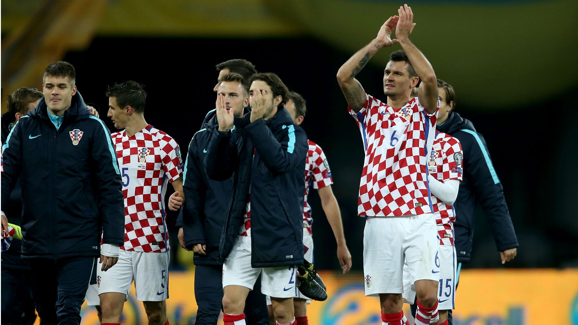 Croatia celebrate v Ukraine 09102017
