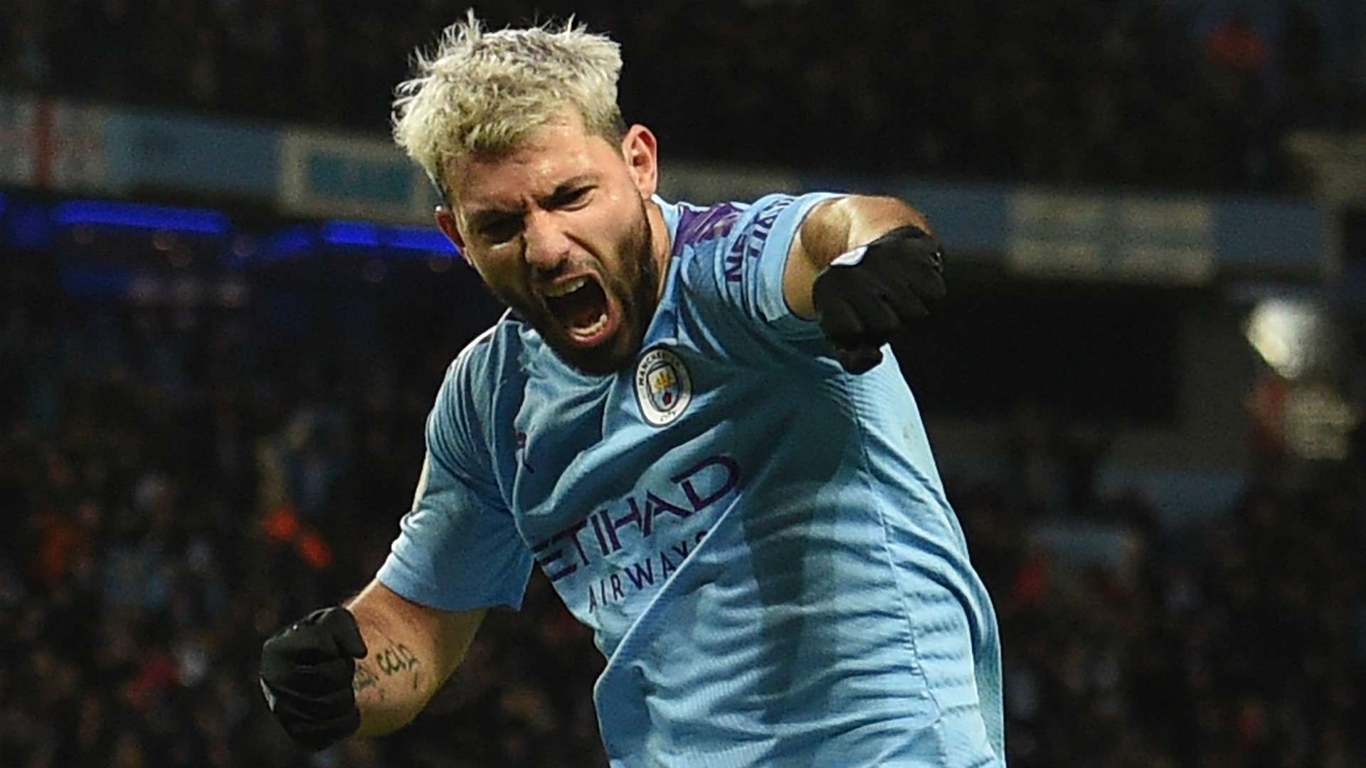 Sergio Aguero Manchester City 2019-20