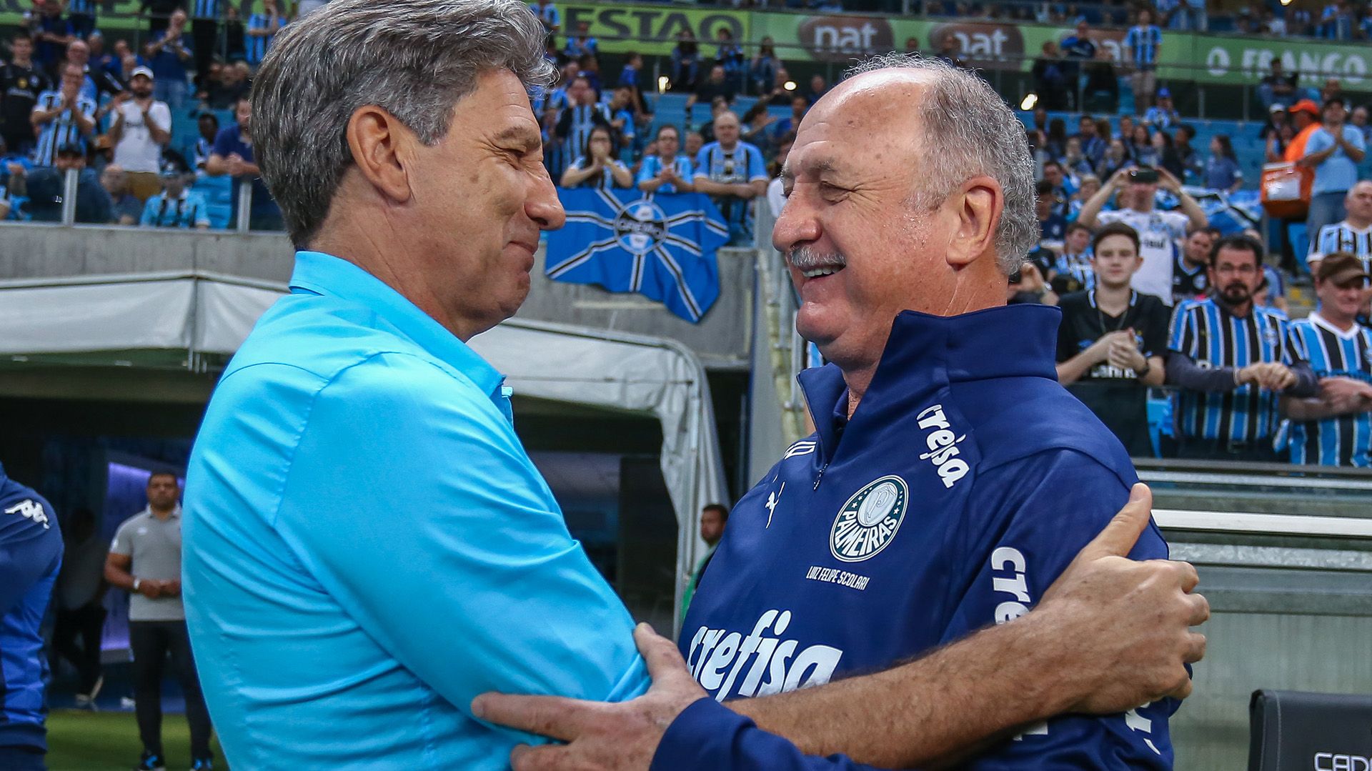 Renato Portaluppi Felipão Scolari Grêmio Palmeiras Brasileirão 17082019