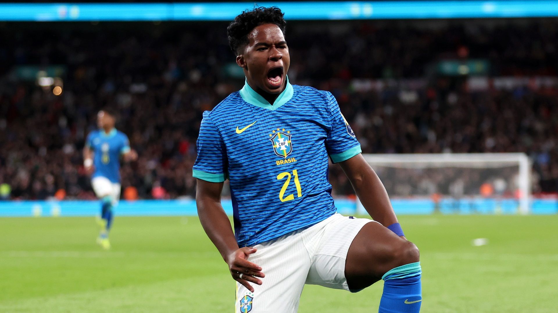 Endrick, Inglaterra x Brasil 2024