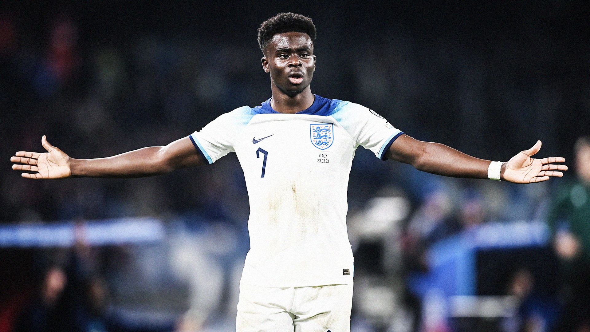Bukayo Saka England 2023 HIC 16:9