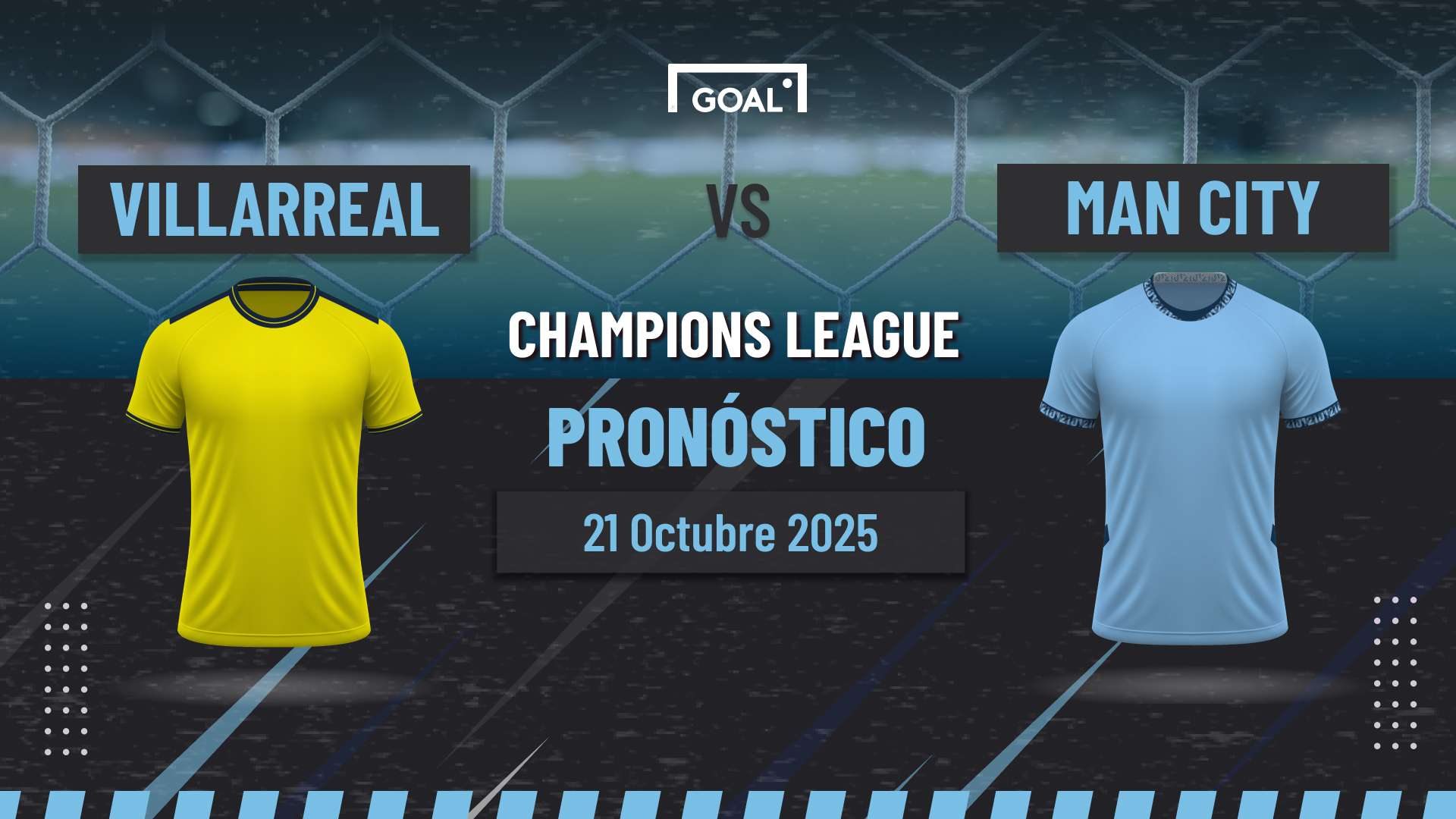 Villarreal vs Manchester City Pronóstico y Apuestas Champions League | 21/10/25