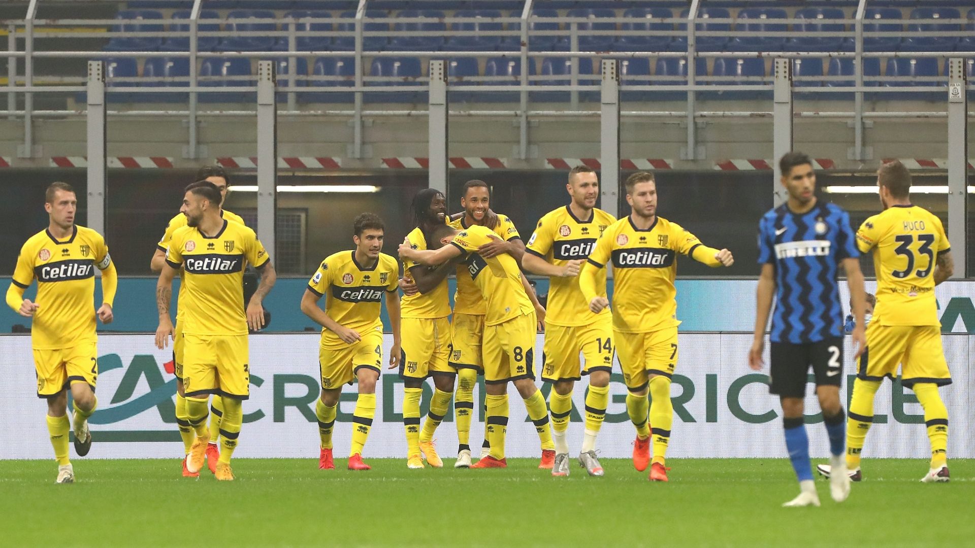 Inter Parma celebration 2020-2021