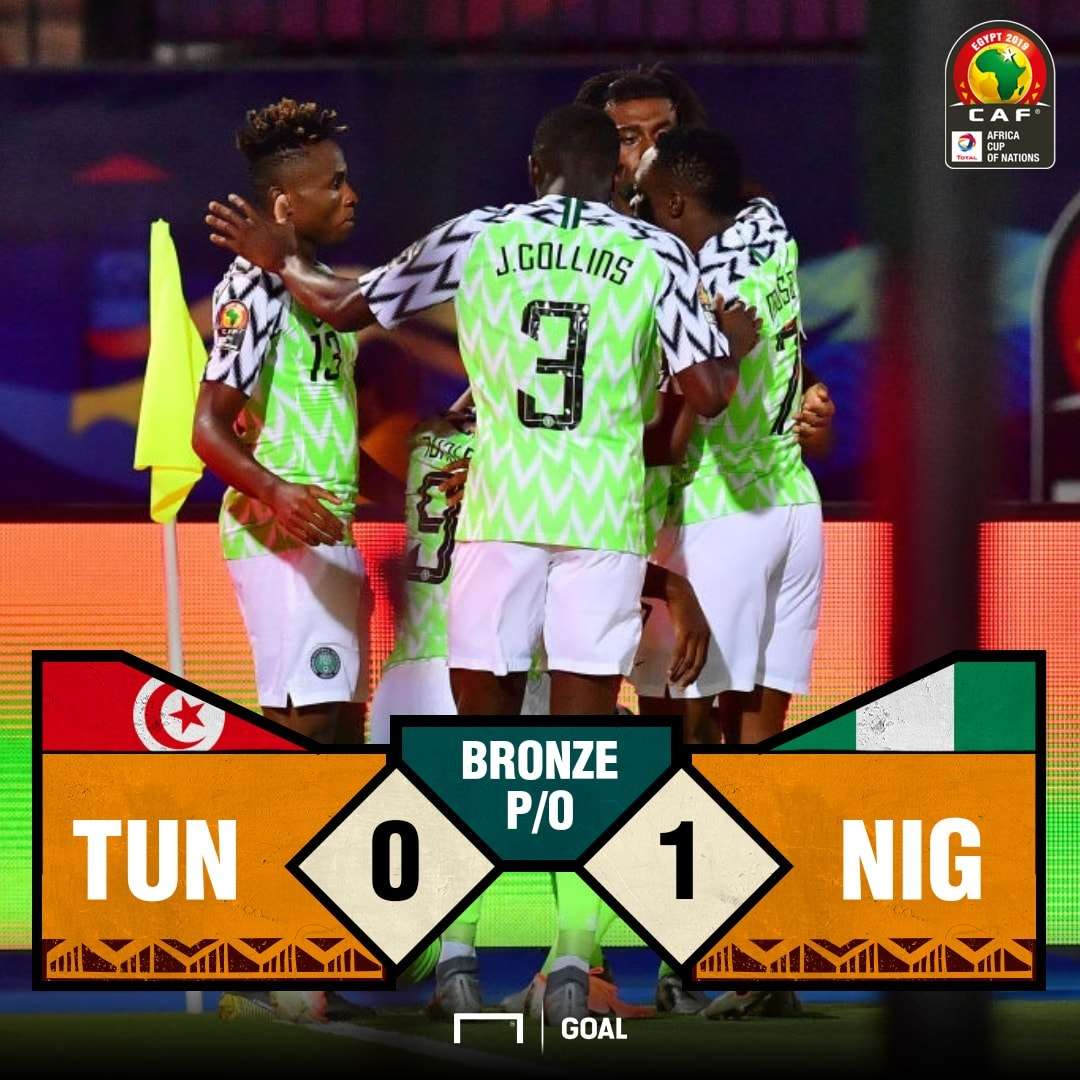 Nigeria Tunisia score PS
