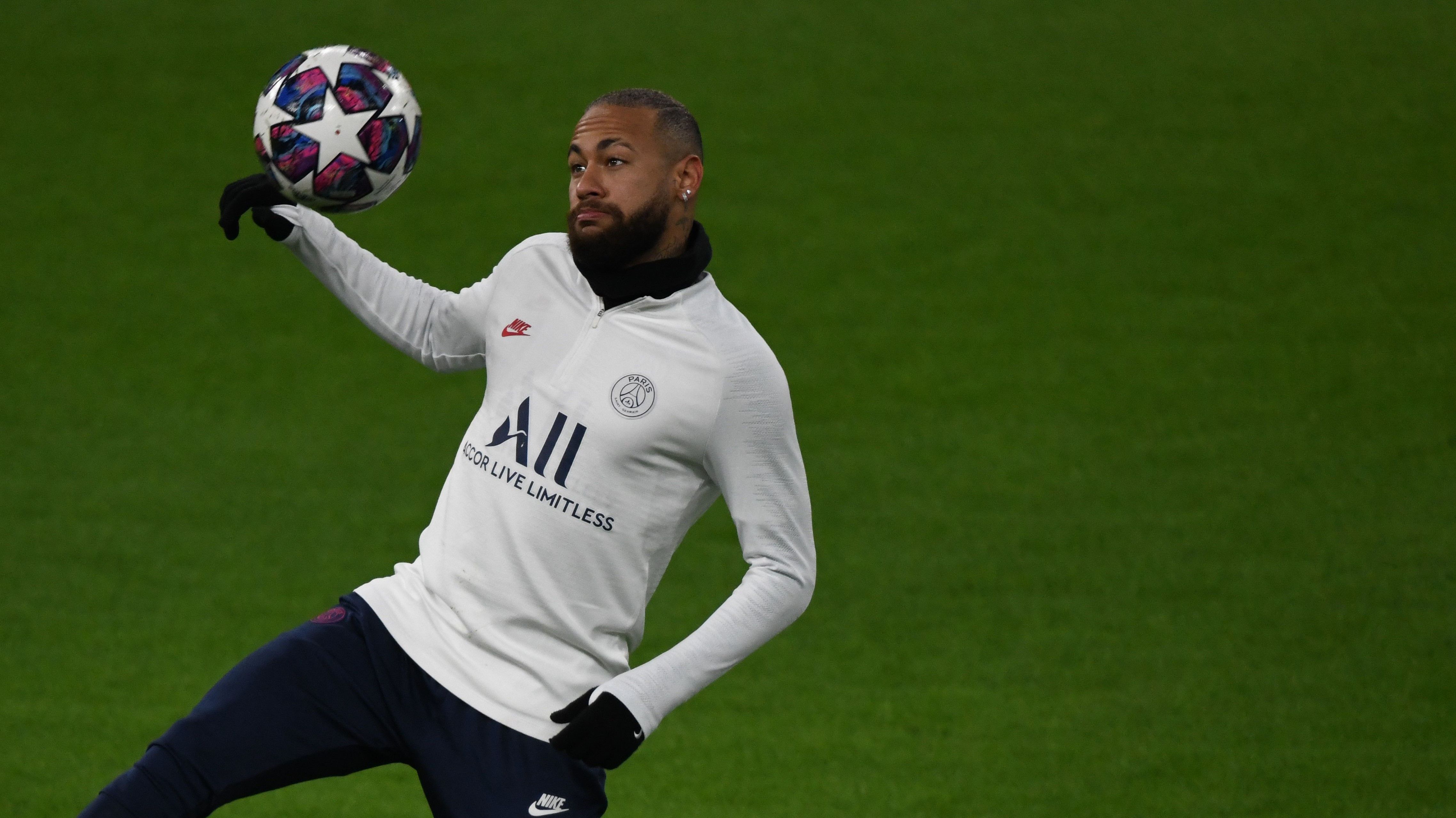 Neymar Training PSG Champions League 2020