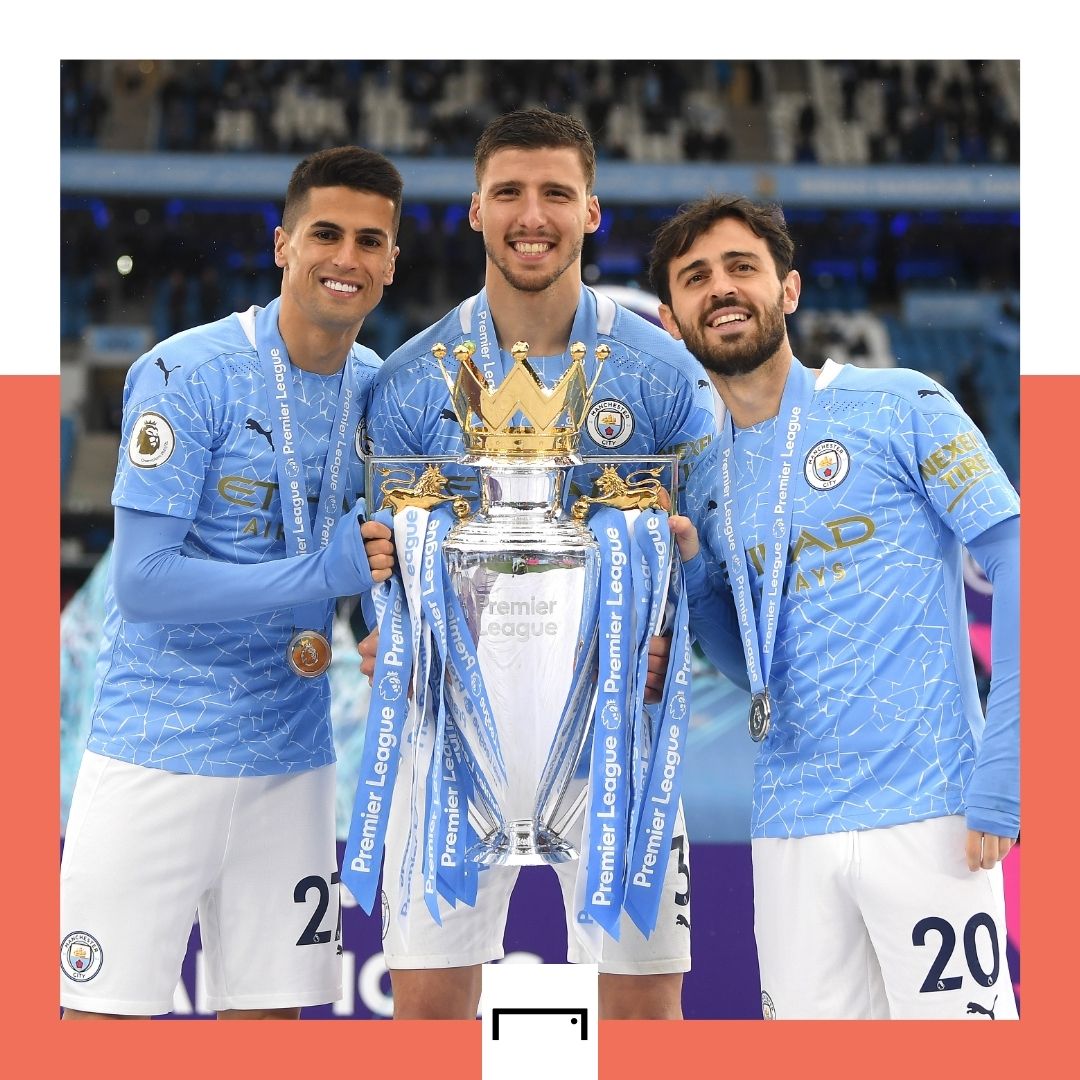 Bernardo Silva Ruben Dias Joao Cancelo Manchester City GFX 