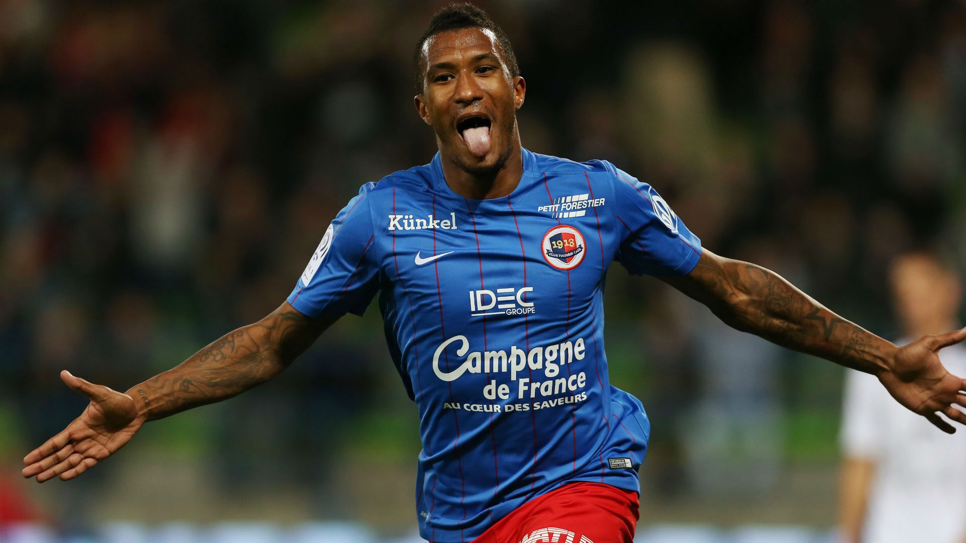 Emmanuel Imorou Caen Gazélec d'Ajaccio Ligue 1 26092015