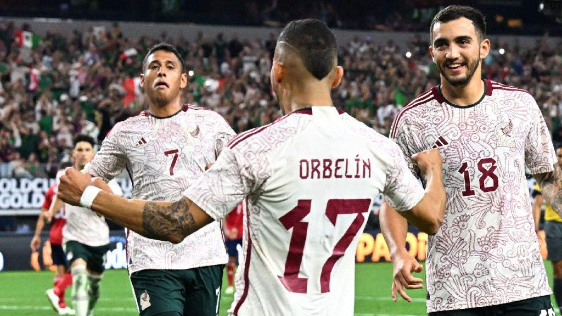 Selección mexicana festejo Copa Oro 2023