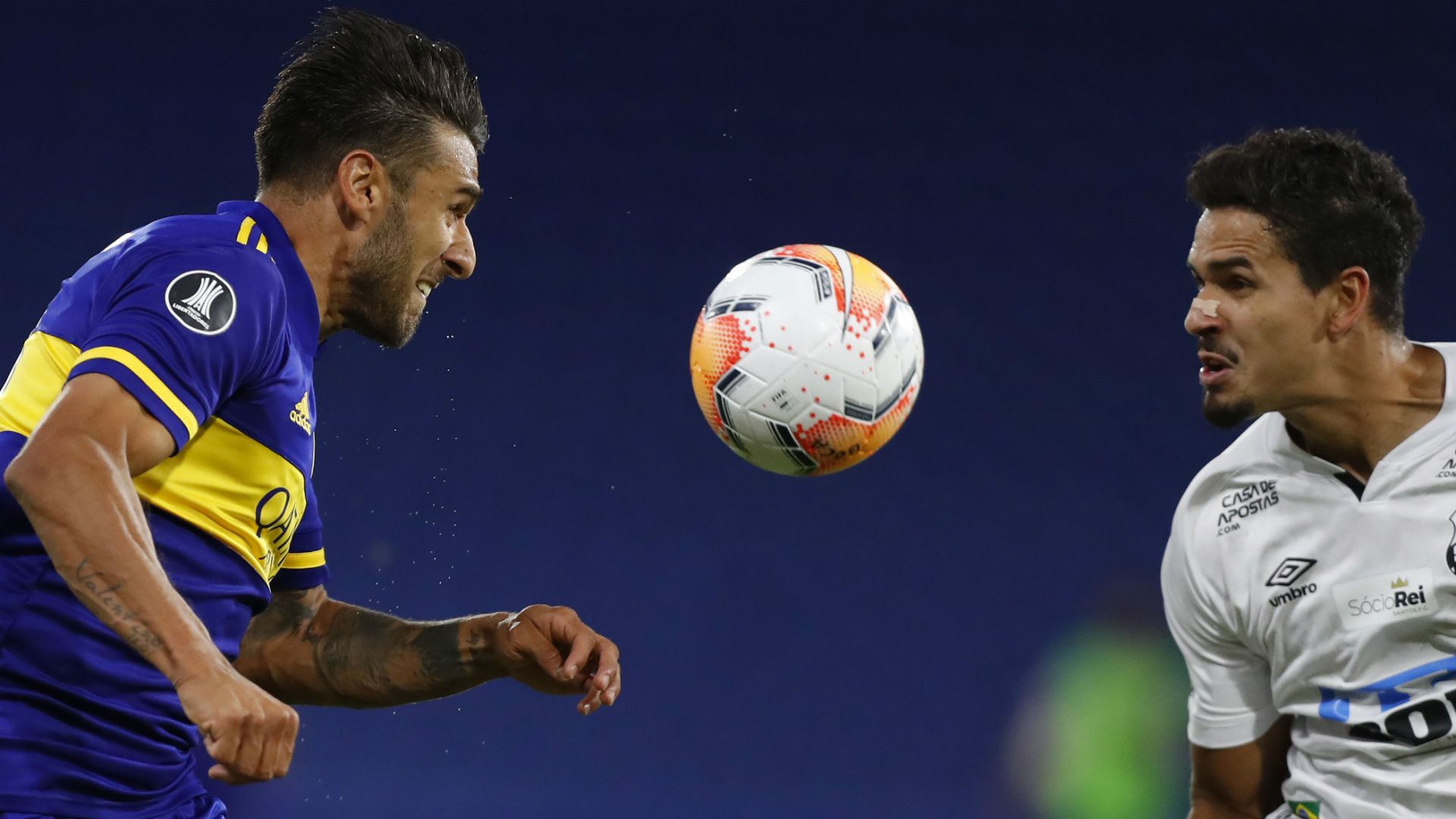 Salvio Lucas Verissimo Boca Juniors Santos Copa Libertadores 06012021