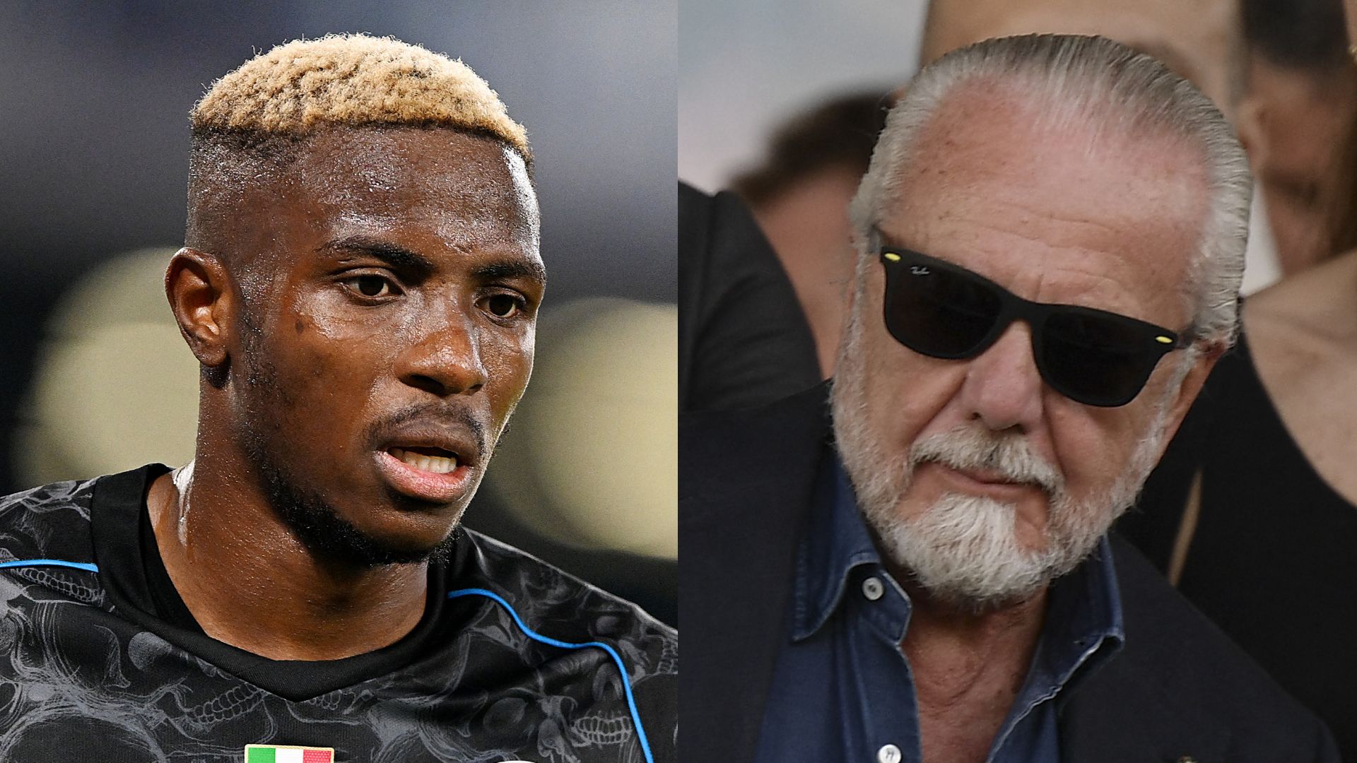 GFX Info Victor Osimhen Aurelio De Laurentiis 2023