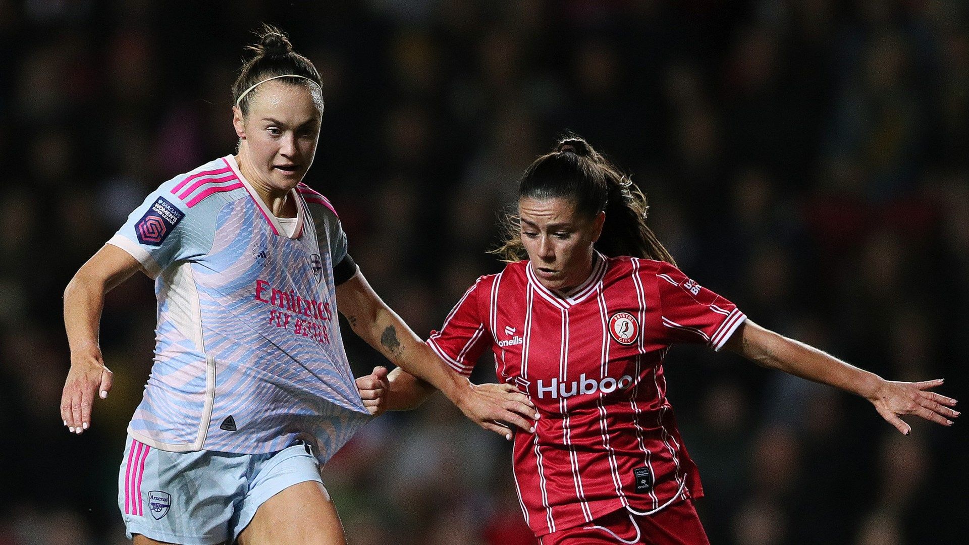 Caitlin Foord Ffion Morgan Arsenal Bristol Women 2023-24