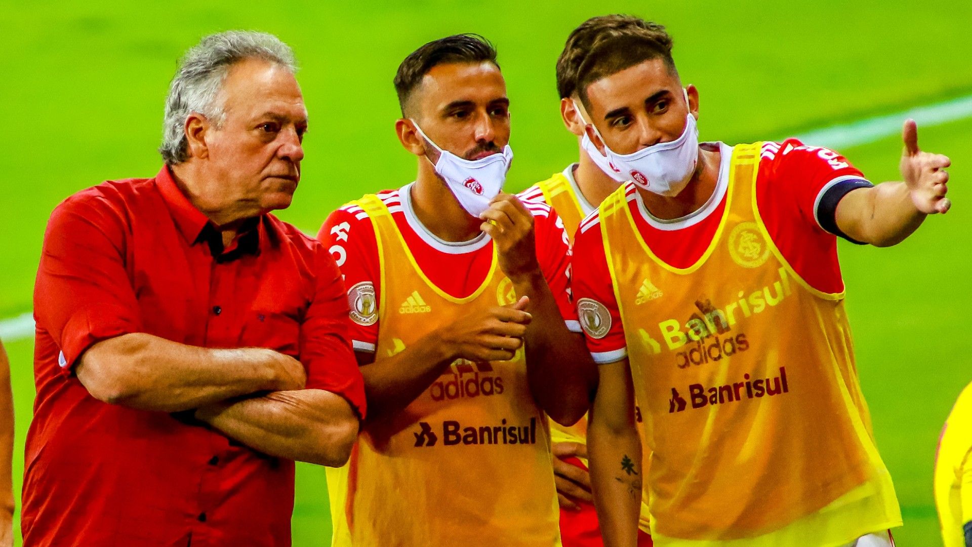 Abel Braga Thiago Galhardo Internacional Corinthians Brasileirão 26 02 2021