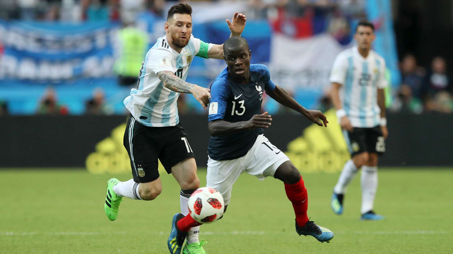 N'Golo Kante Lionel Messi France Argentina World Cup 30062018