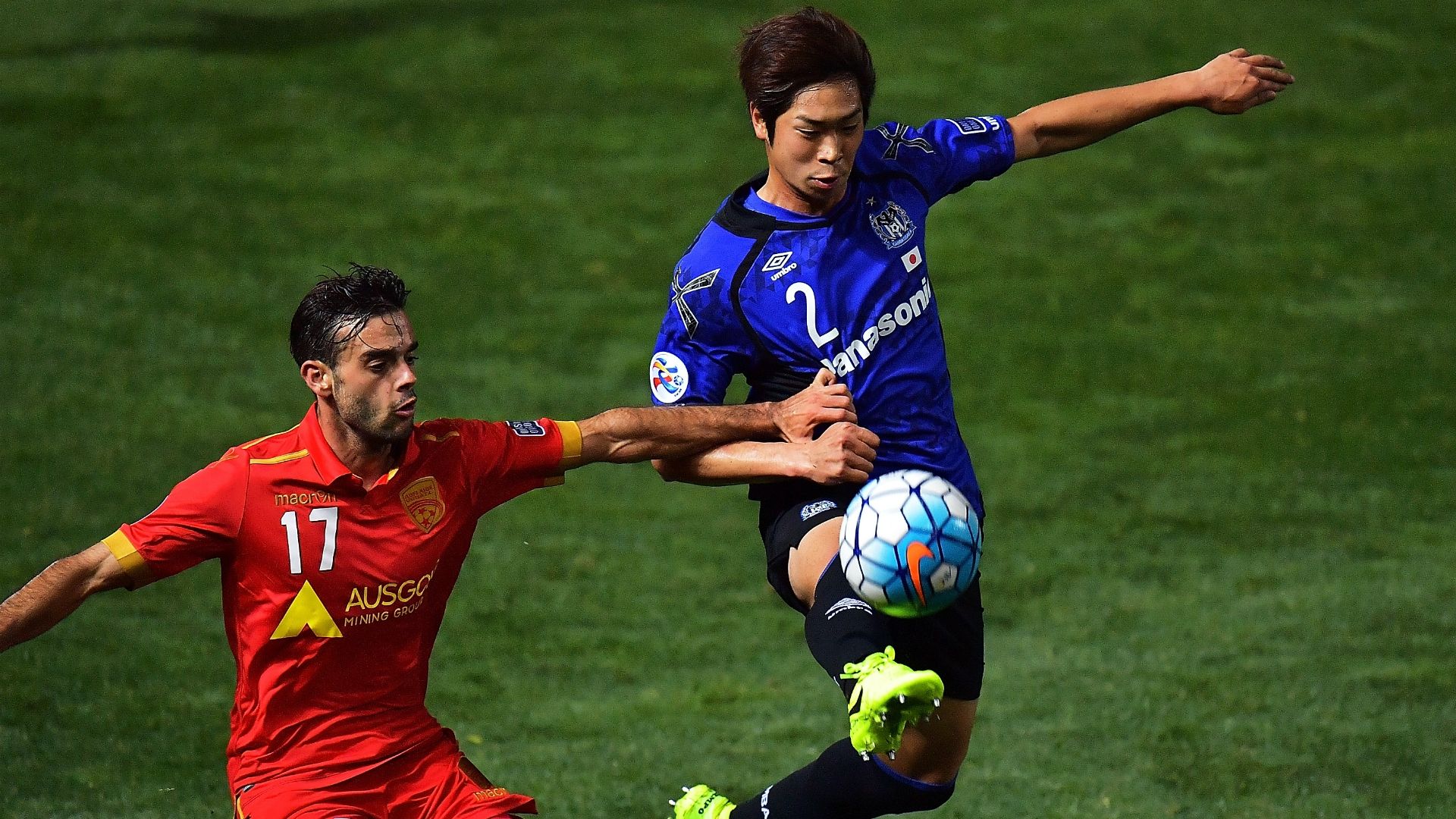 Nikola Mileusnic Genta Miura Adelaide United v Gamba Osaka AFC Champions League 22022017