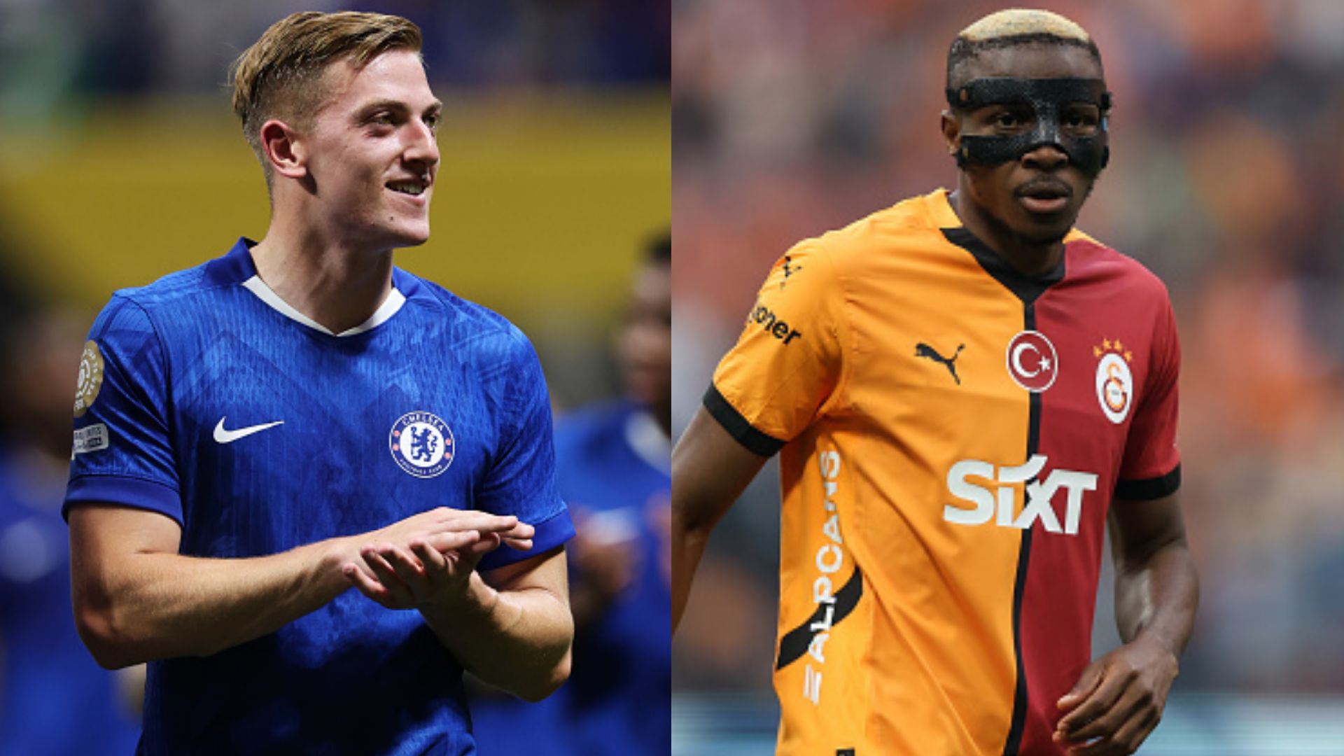 Liam Delap Victor Osimhen Chelsea 2025