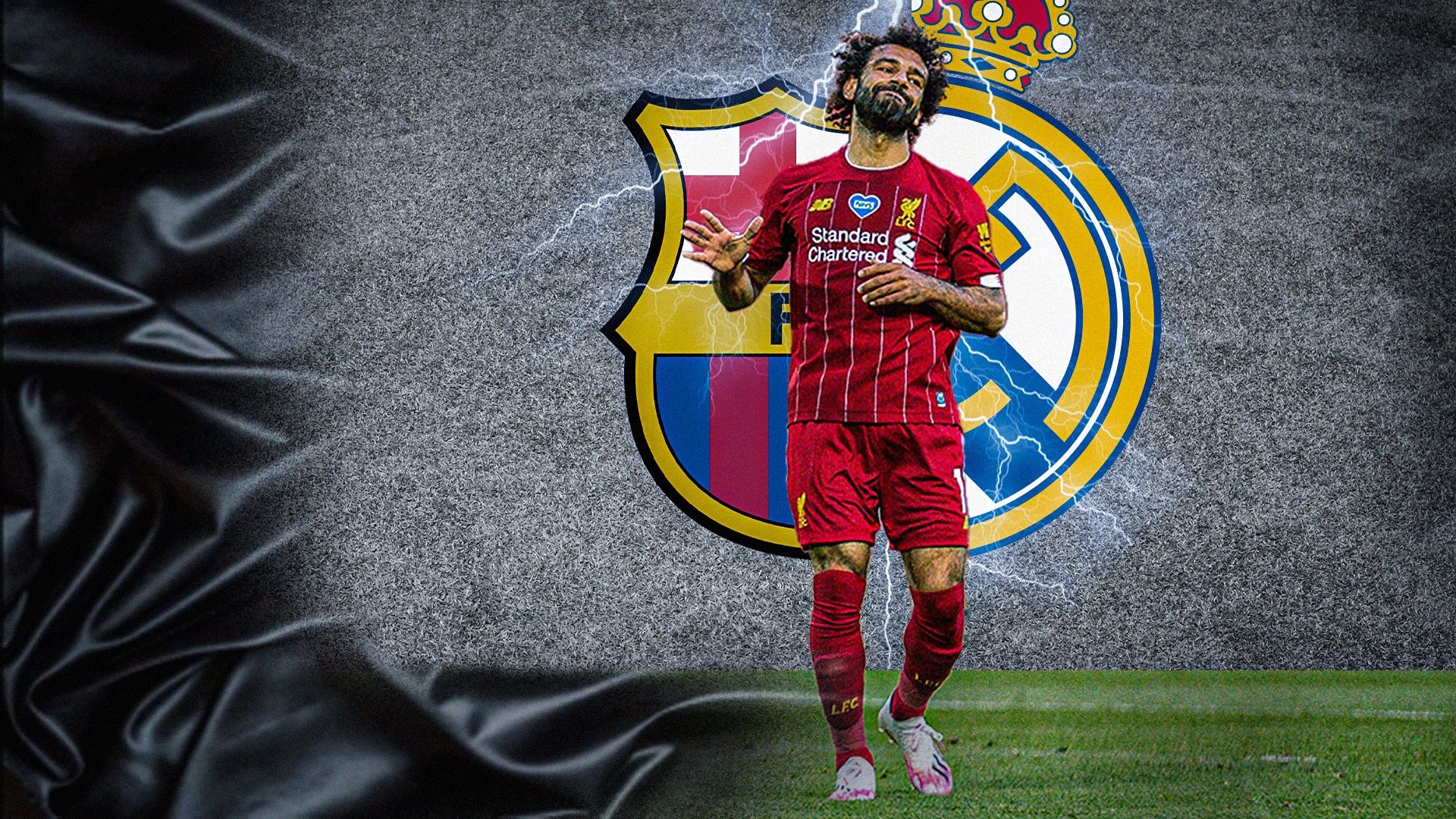 GFX Mohamed Salah Barcelona Real Madrid