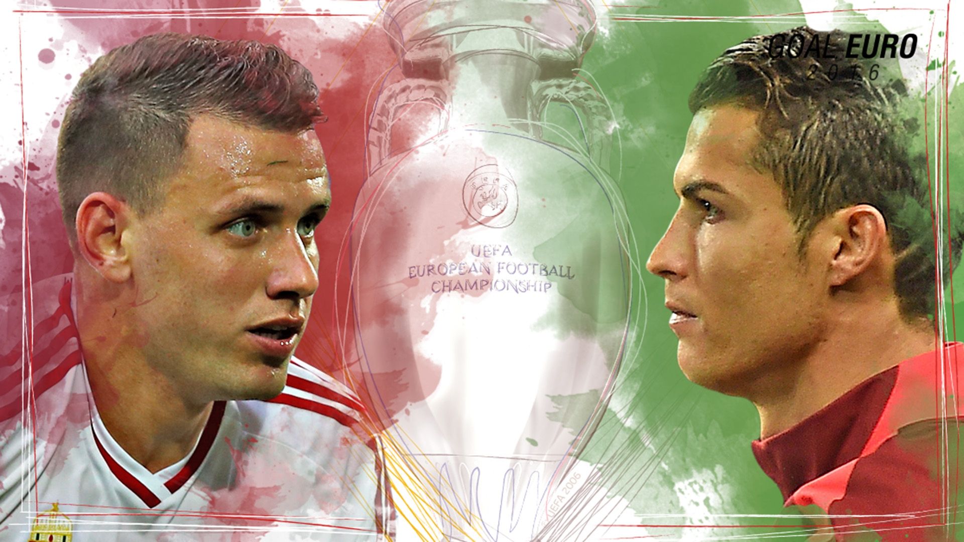 GFX EURO16 Hungary Portugal Euro 2016