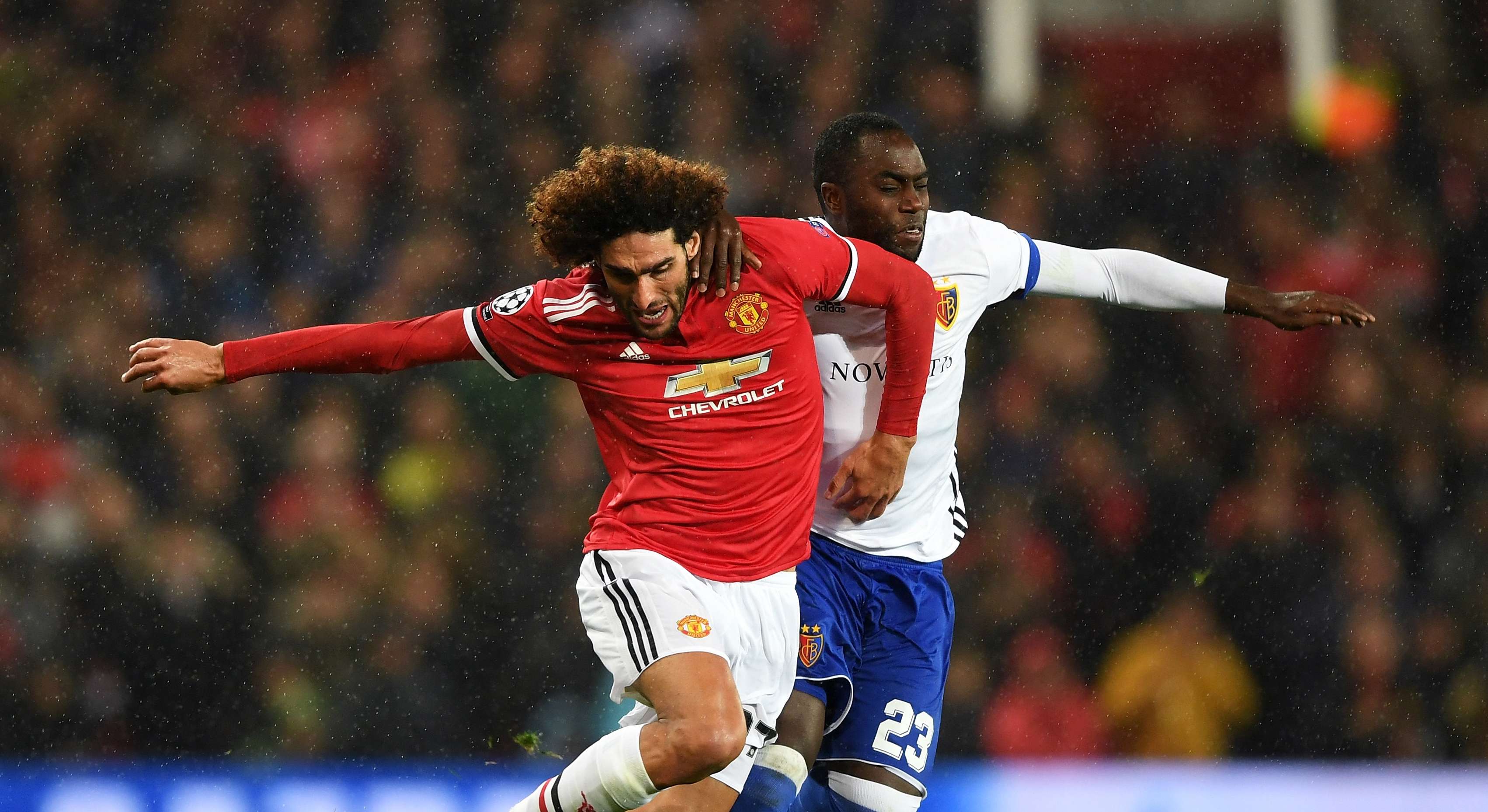 Marouane Fellaini Manchester United Basel